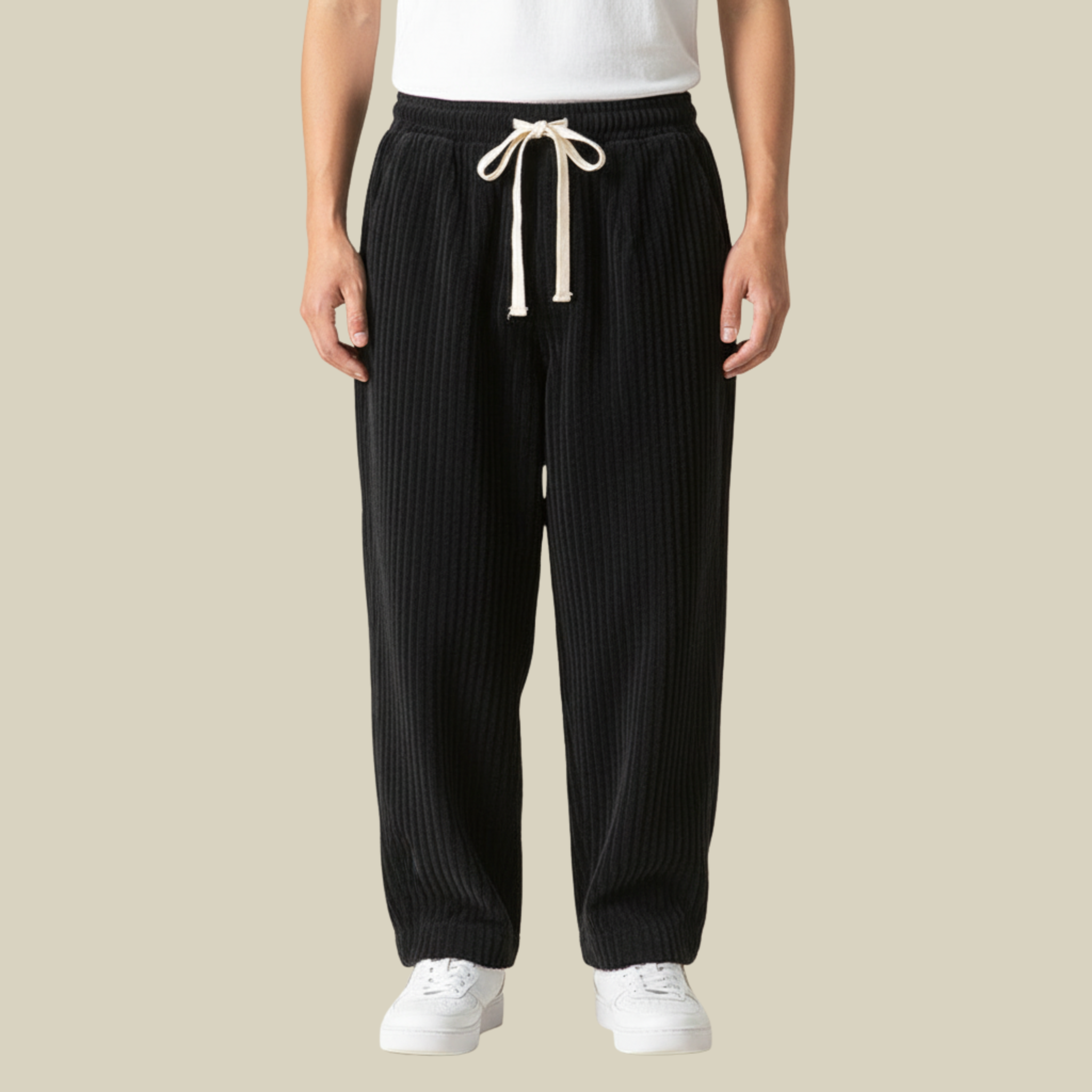 Mike | Bequeme Cordhose mit praktischen Taschen