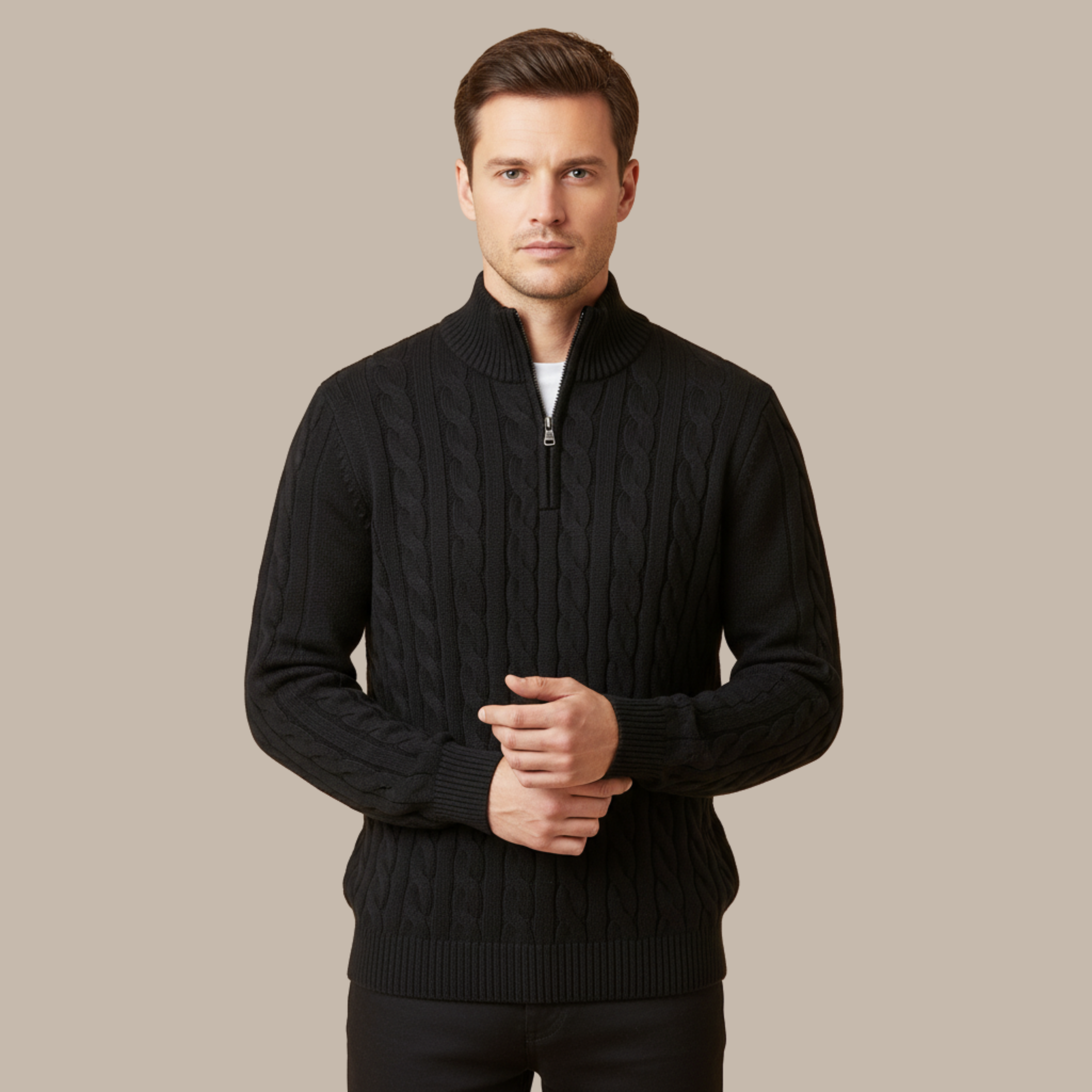 Erik | Stilvoller Strickpullover aus Wolle