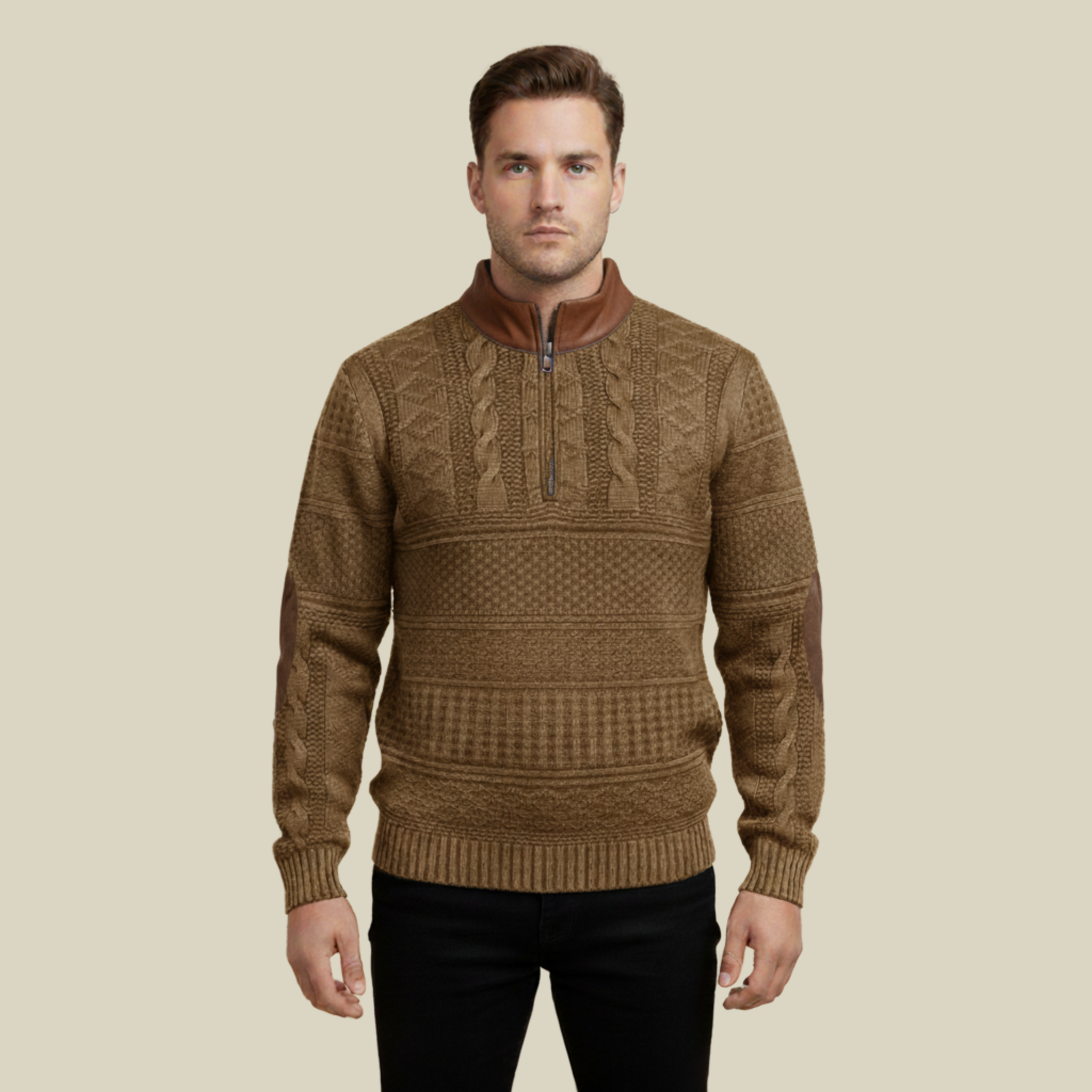 Florian | Stylischer und bequemer Sweater mit Reißverschluss