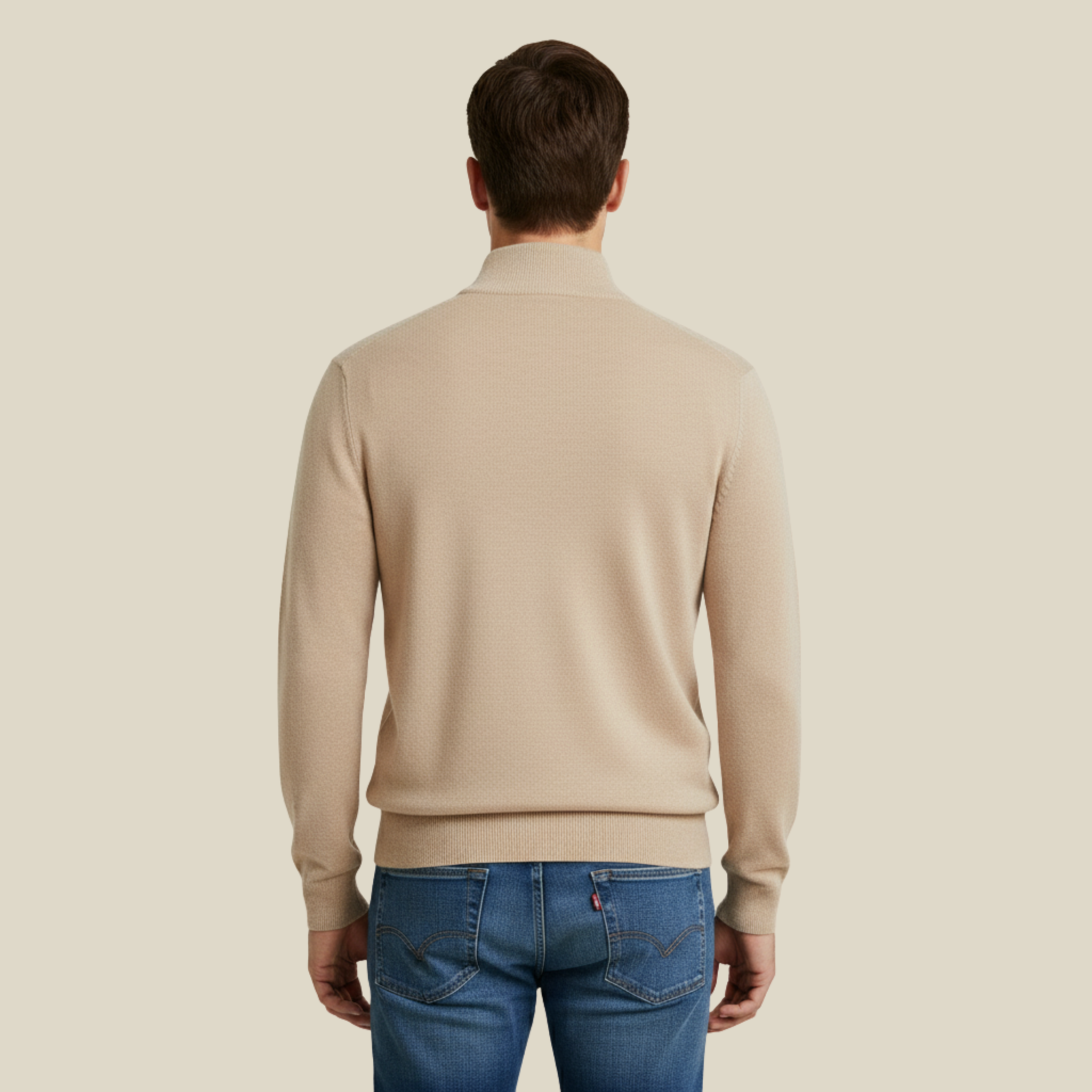 Paul | Bequemer Freizeitpullover mit praktischem Reißverschluss