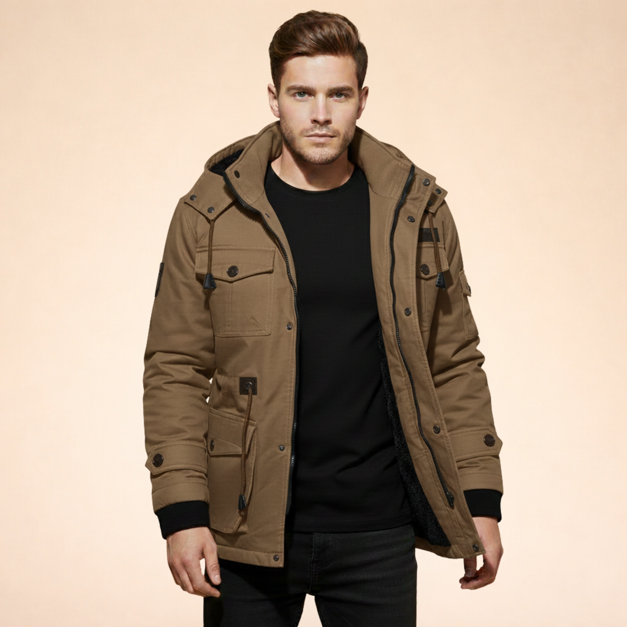 David | Stilvolle warme Winterjacke