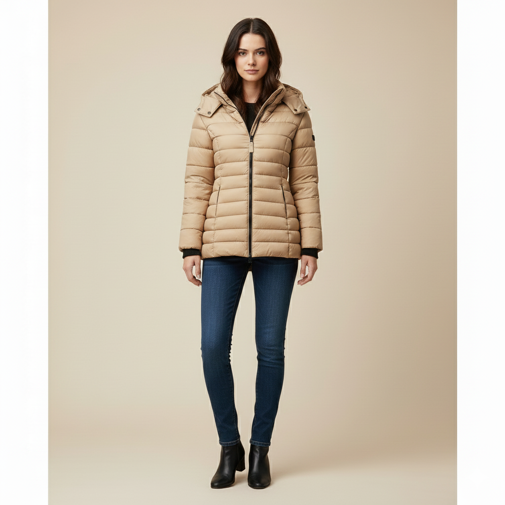 Brigitte | Bequeme wattierte Winterjacke