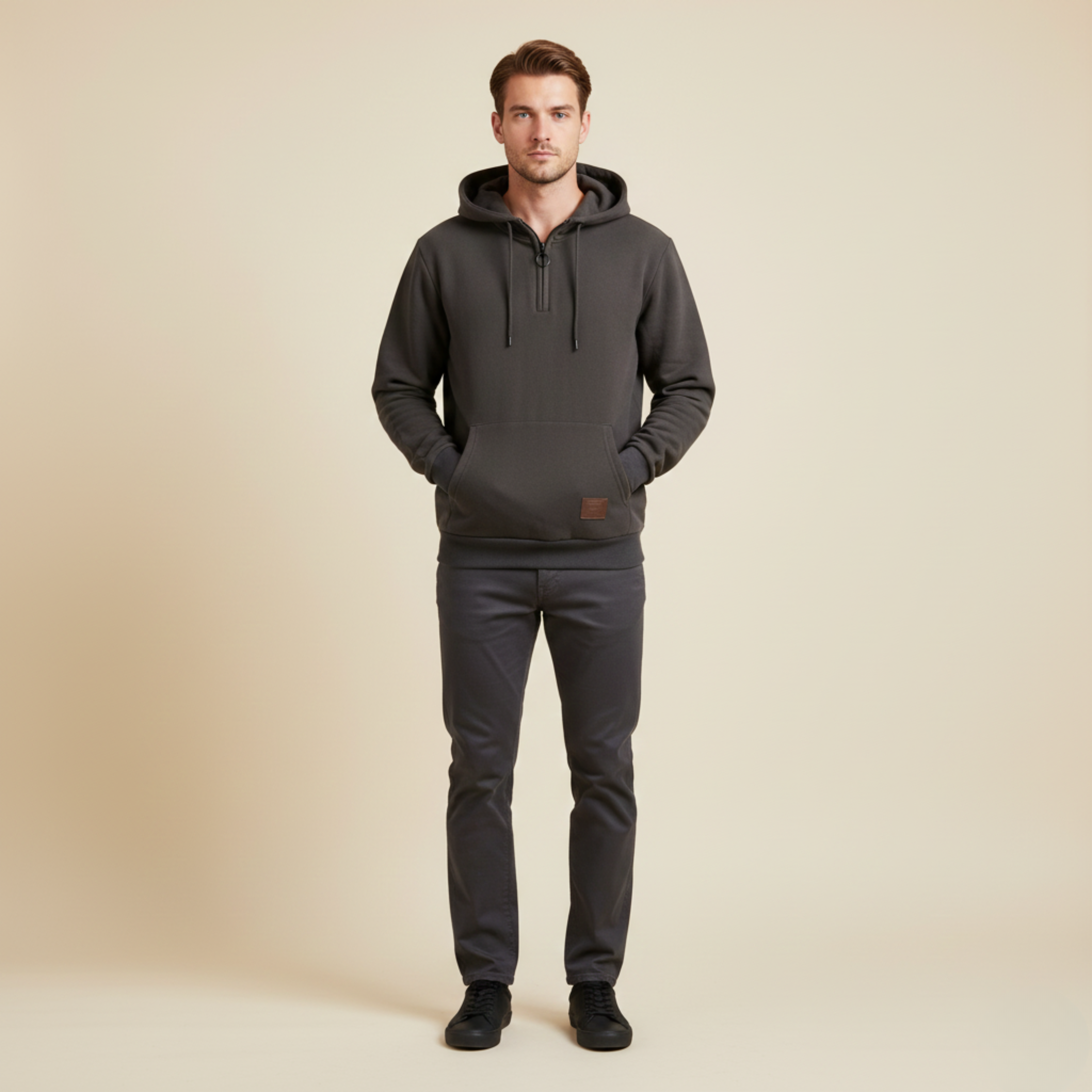 Luca | Lässiger Winter-Kapuzenpullover