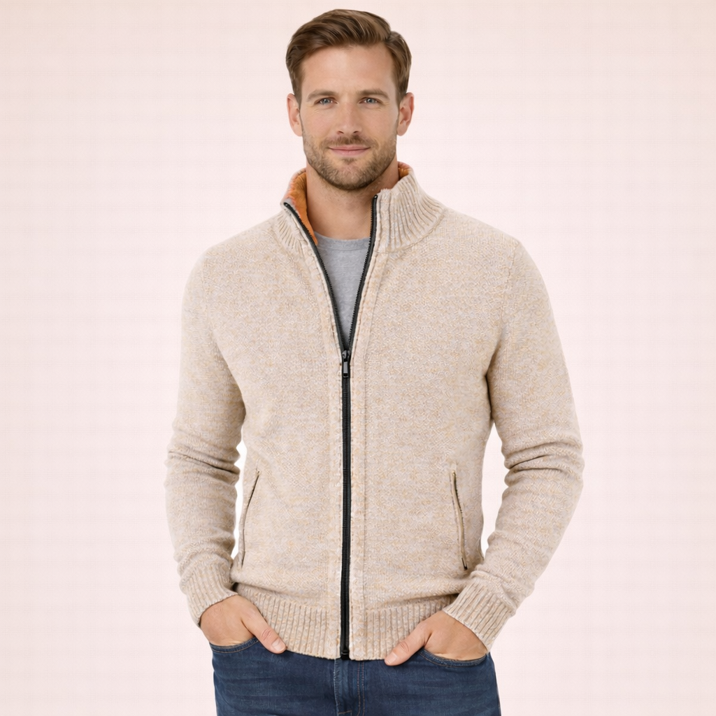 Christian | Premium Reißverschluss Strickpullover
