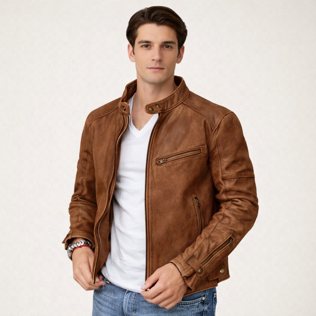 Albert | Elegante Lederjacke