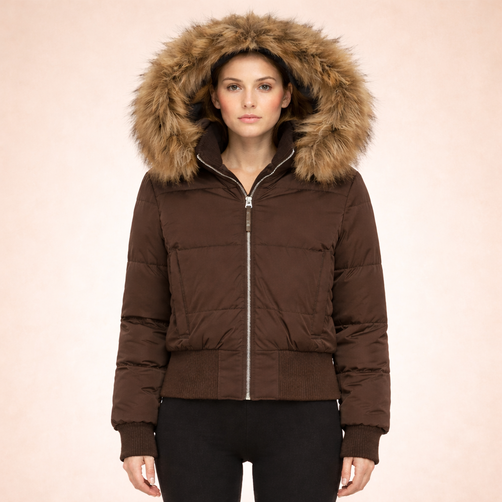 Daniela | Elegante und warme wattierte Winterjacke