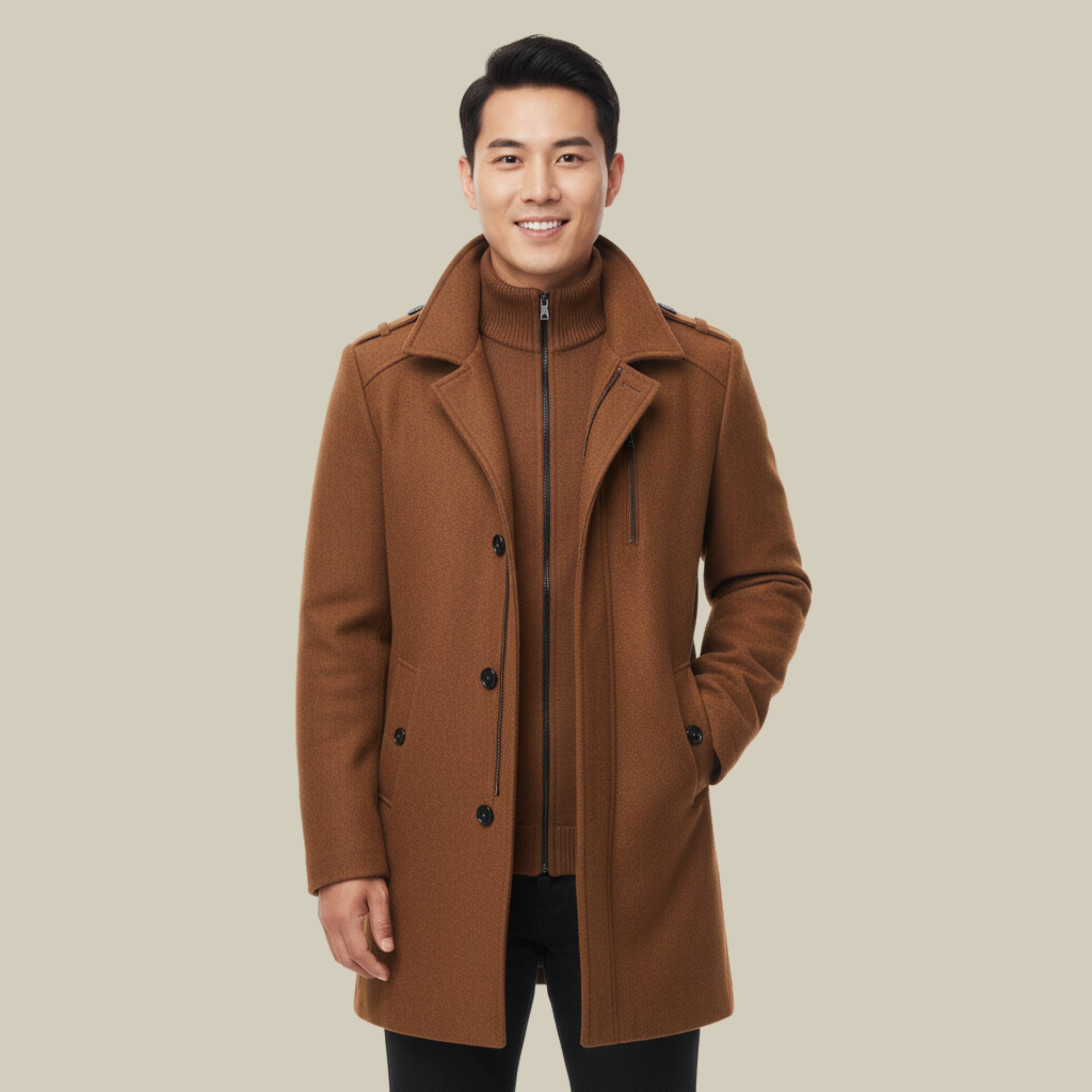 Klaus | Wintermantel Damen – Elegant, Warm & Vielseitig für Kalte Tage 2