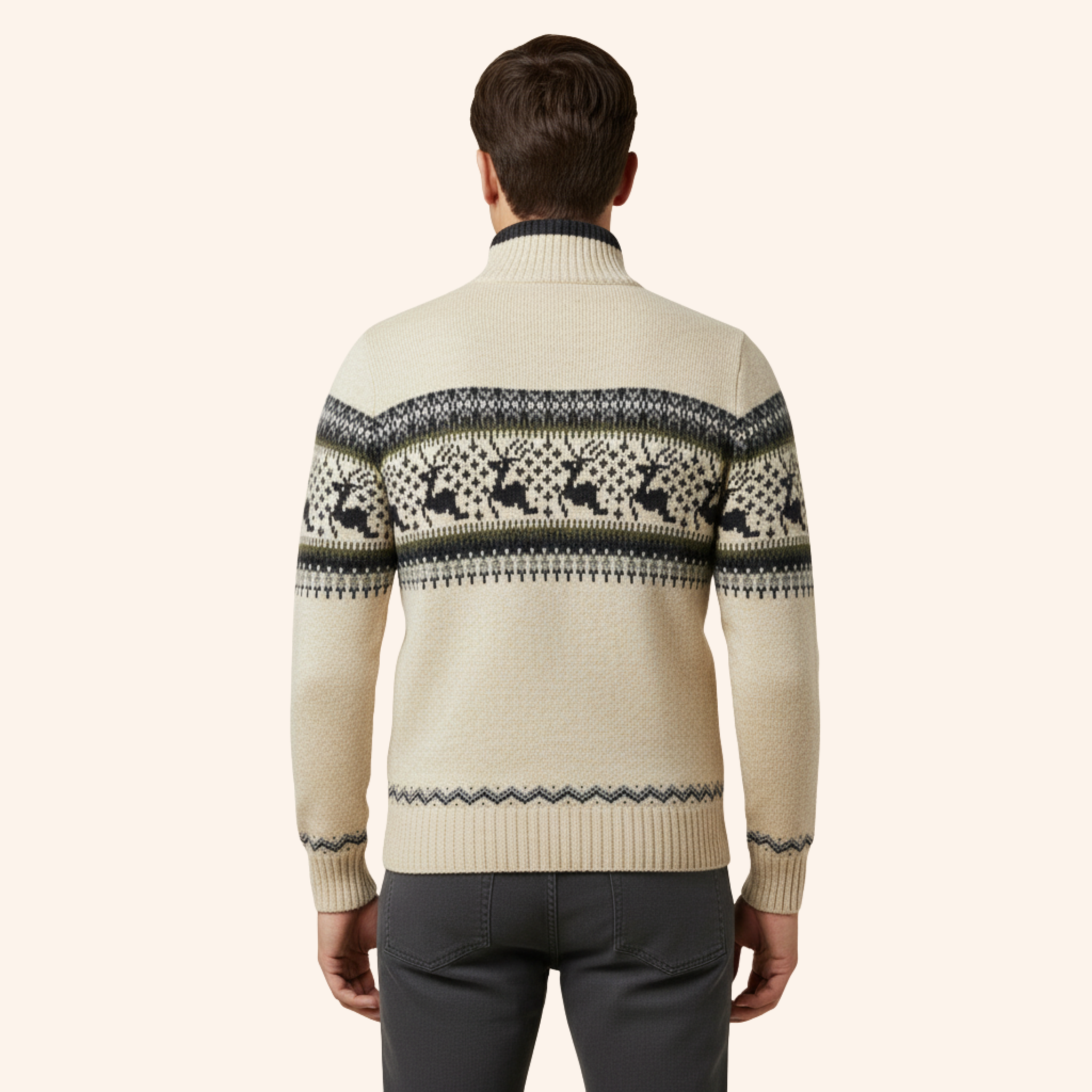 Frank | Weicher festlicher Winterpullover