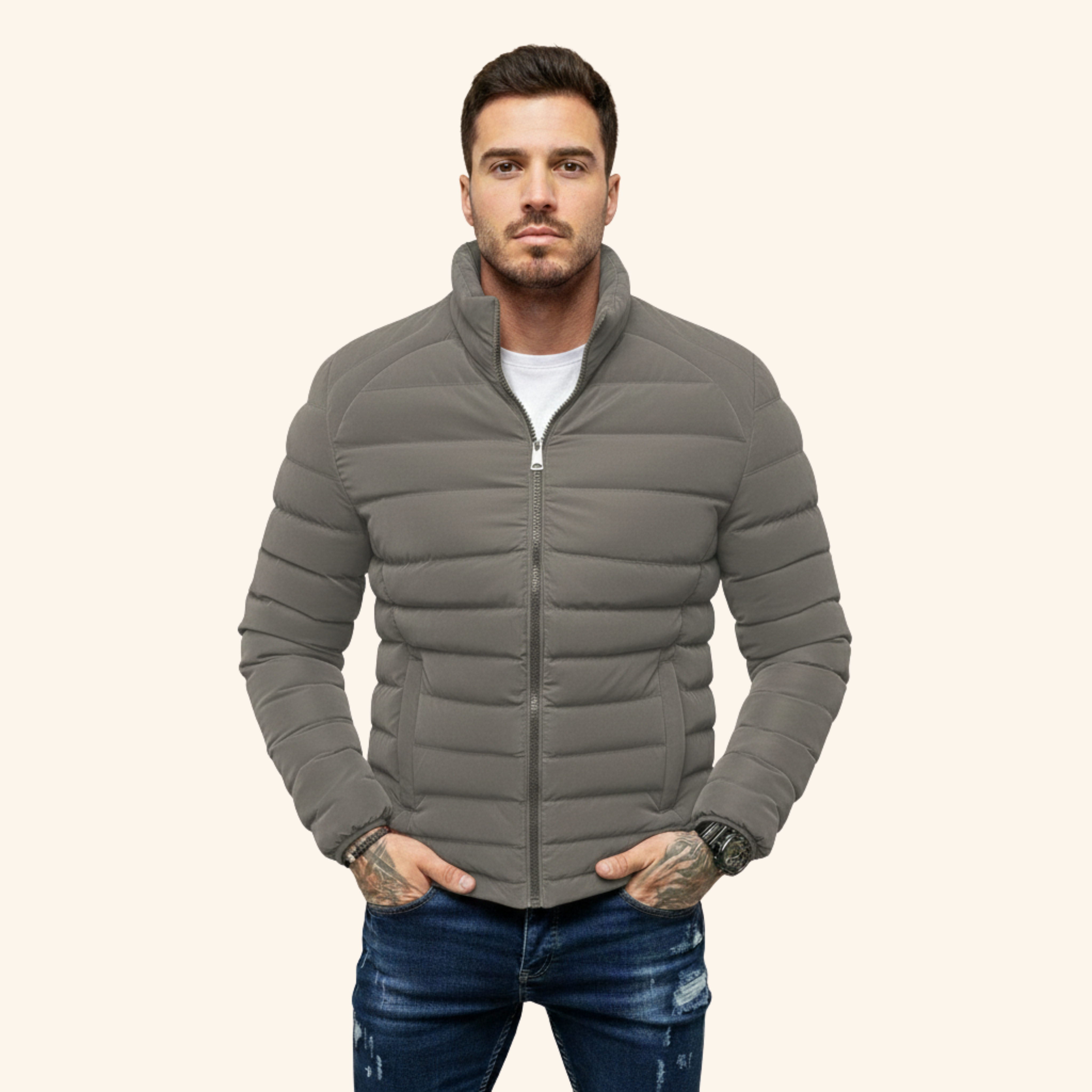 Martin | Bequeme wattierte Jacke für den Winter