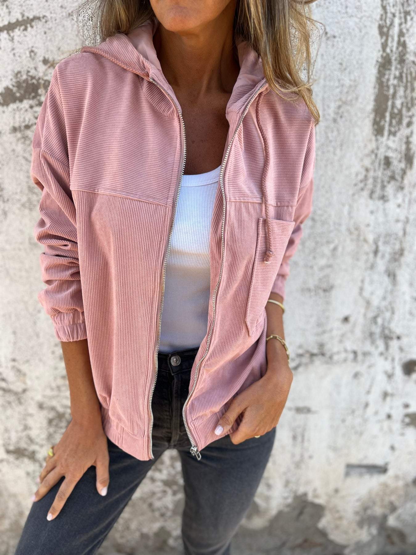 Juliane | Klassische Jacke aus weichem Cordstoff
