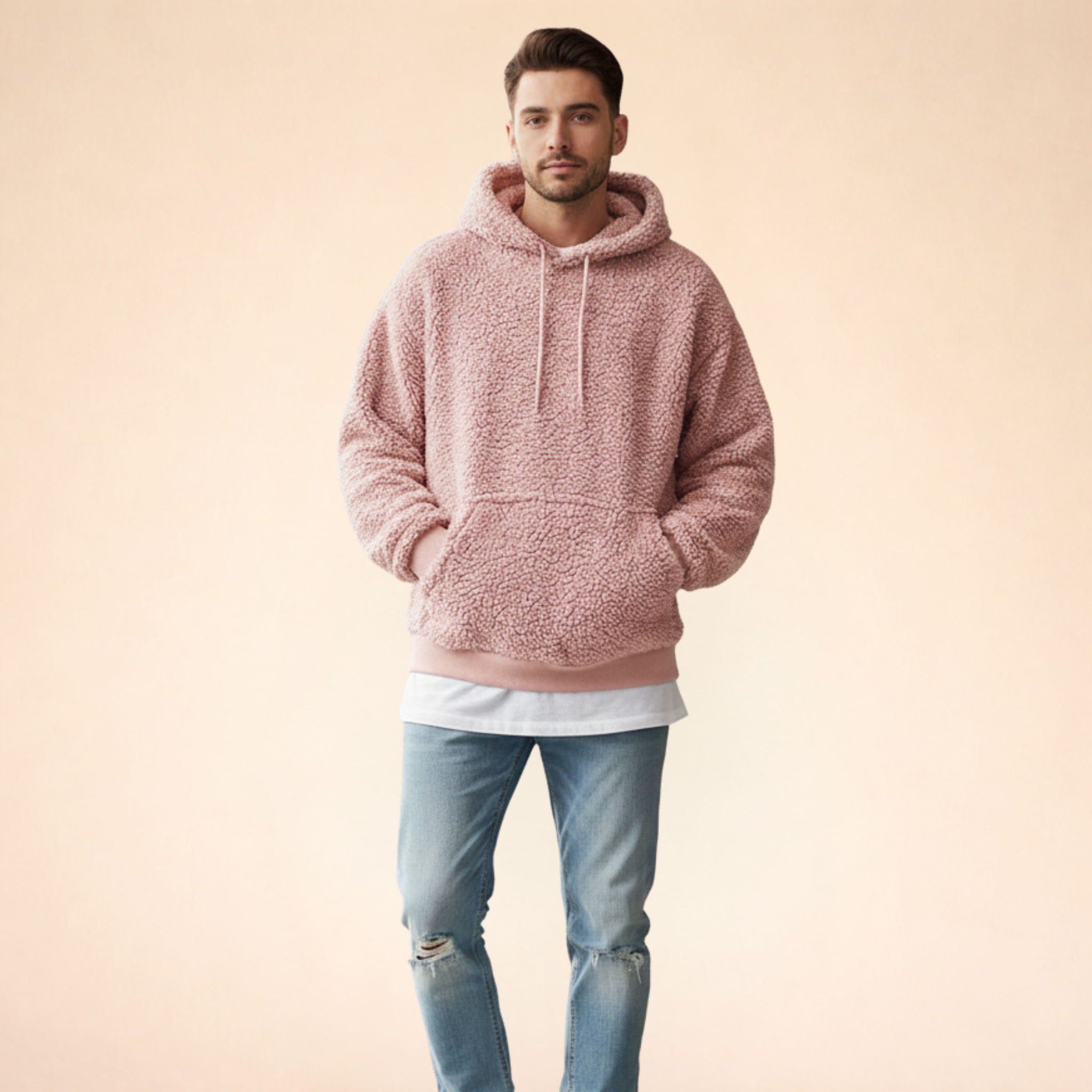 Benjamin | Flauschiger Teddy Hoodie