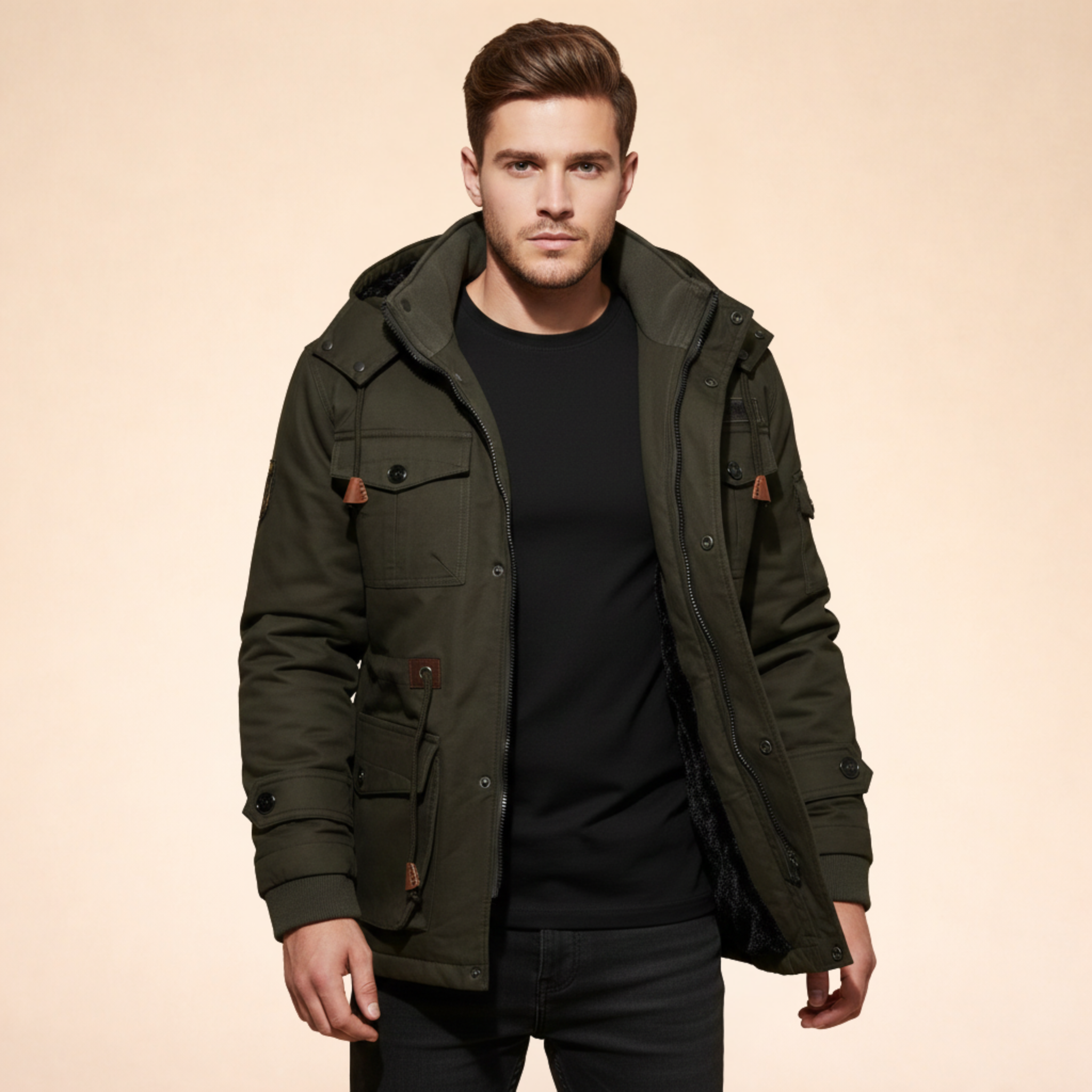 David | Stilvolle warme Winterjacke