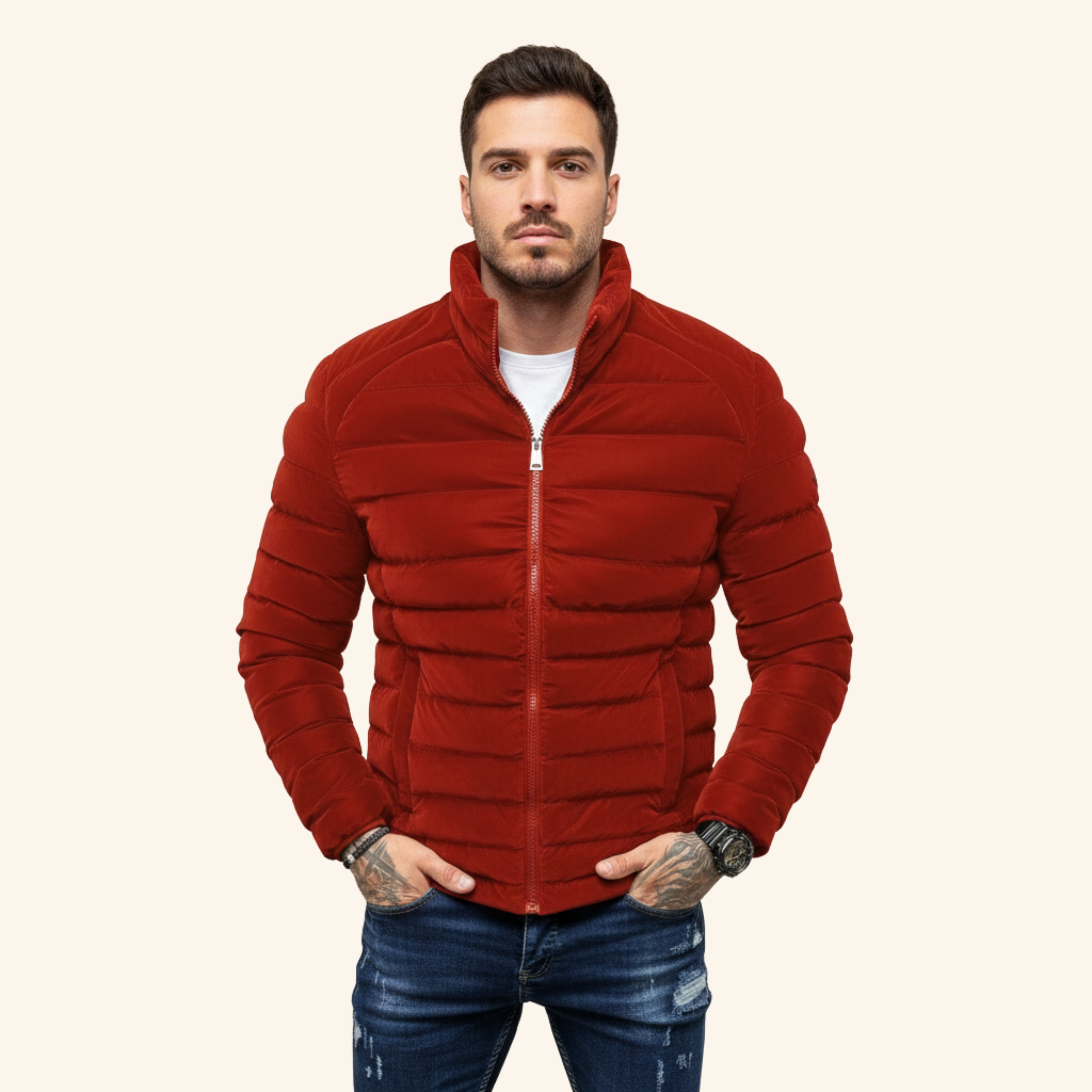 Martin | Bequeme wattierte Jacke für den Winter