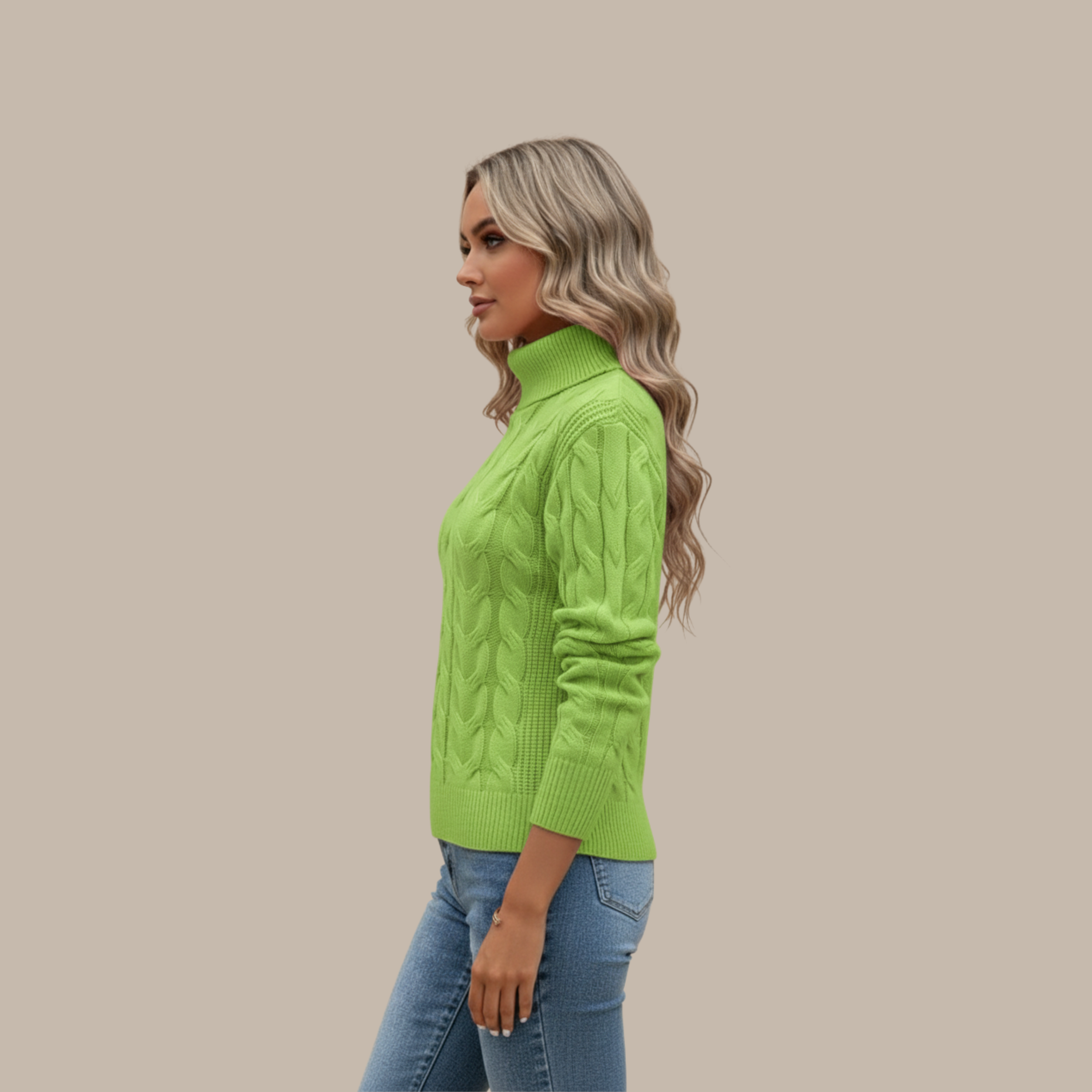 Elisabeth | Rollkragen Baumwollpullover