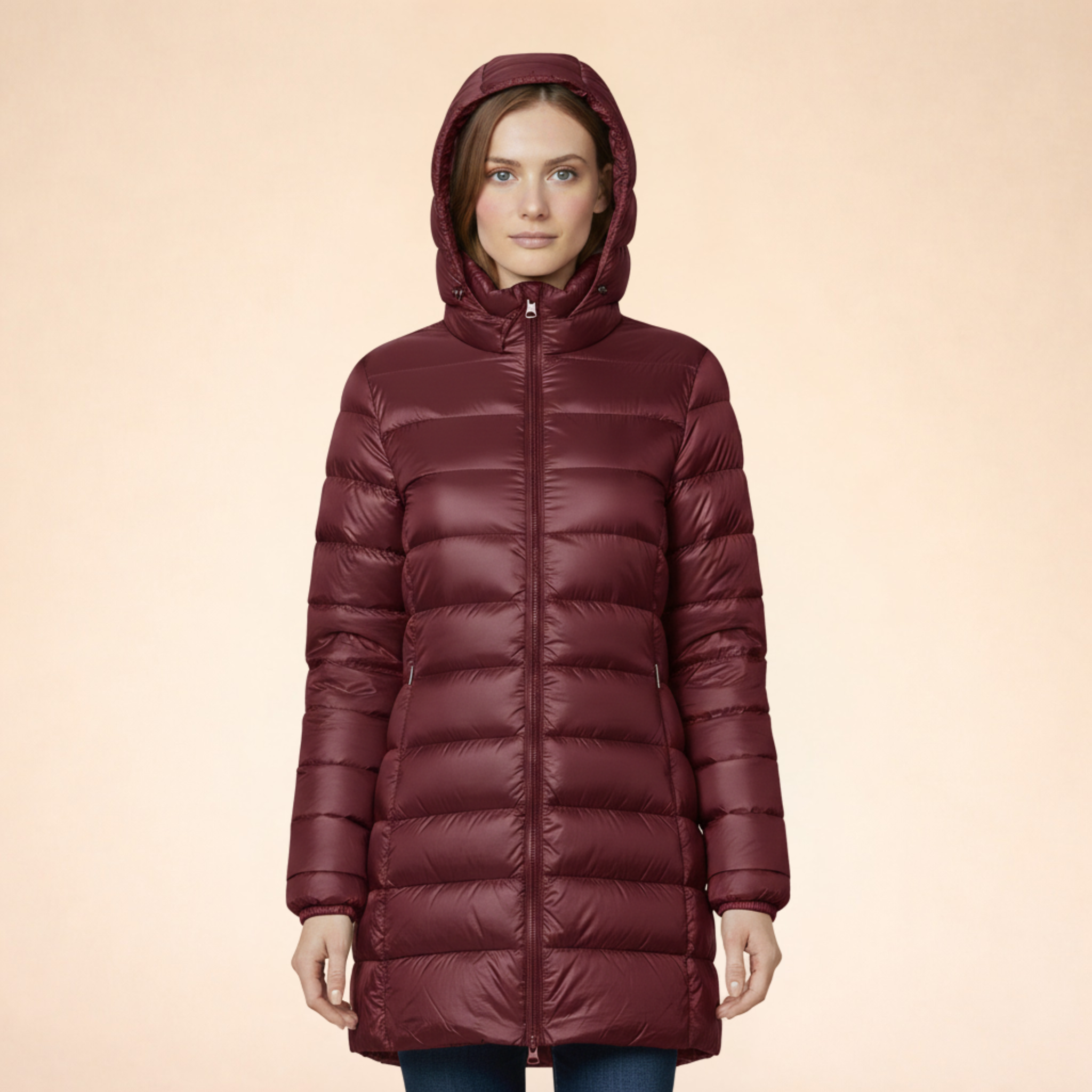 Sabine | Funktionelle Winter Daunenjacke mit Kapuze