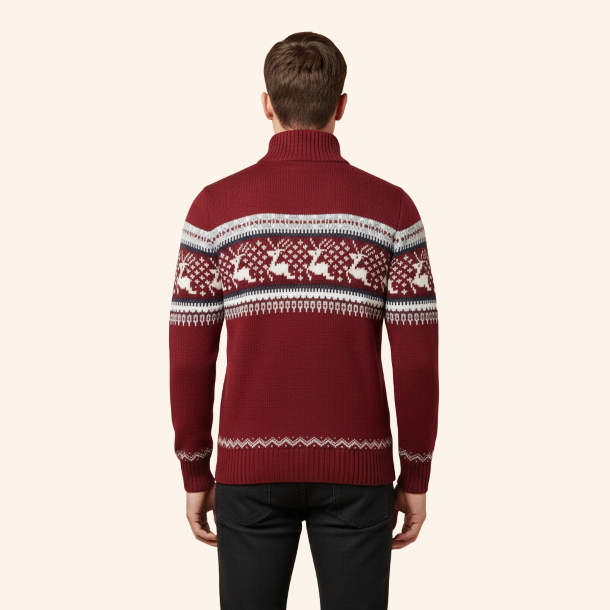 Frank | Weicher festlicher Winterpullover