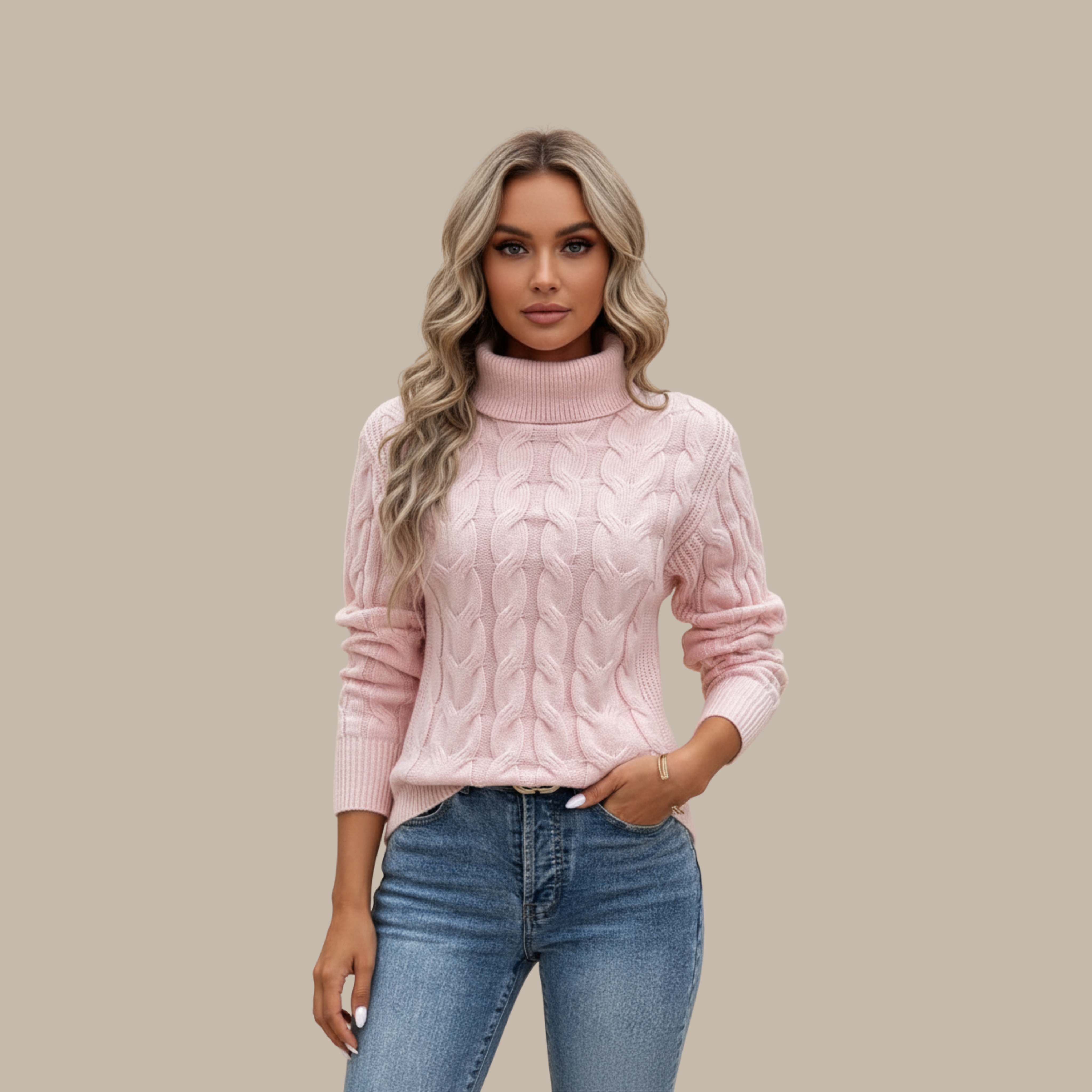 Elisabeth | Rollkragen Baumwollpullover