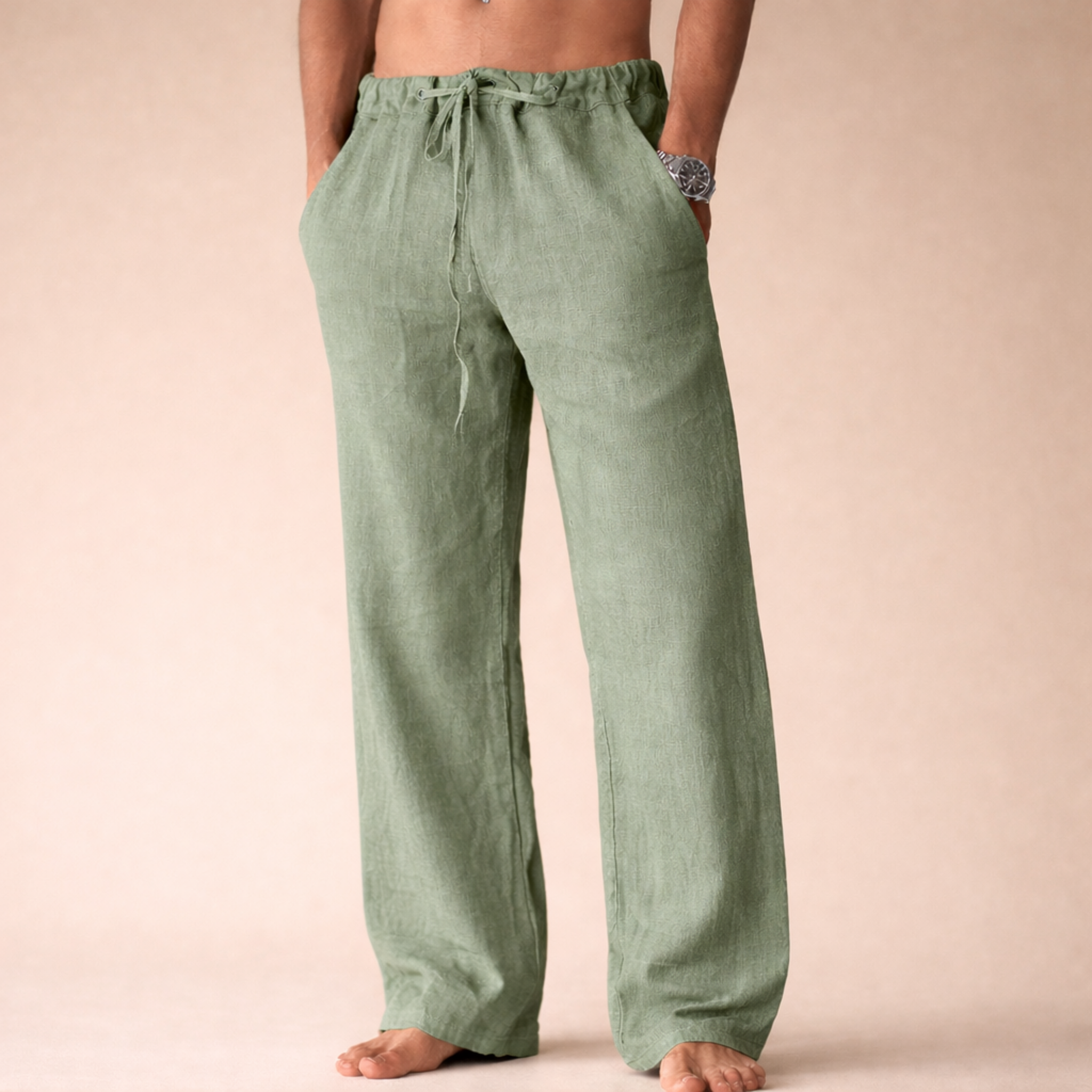 Alexander | Elegante Freizeit Leinenhose