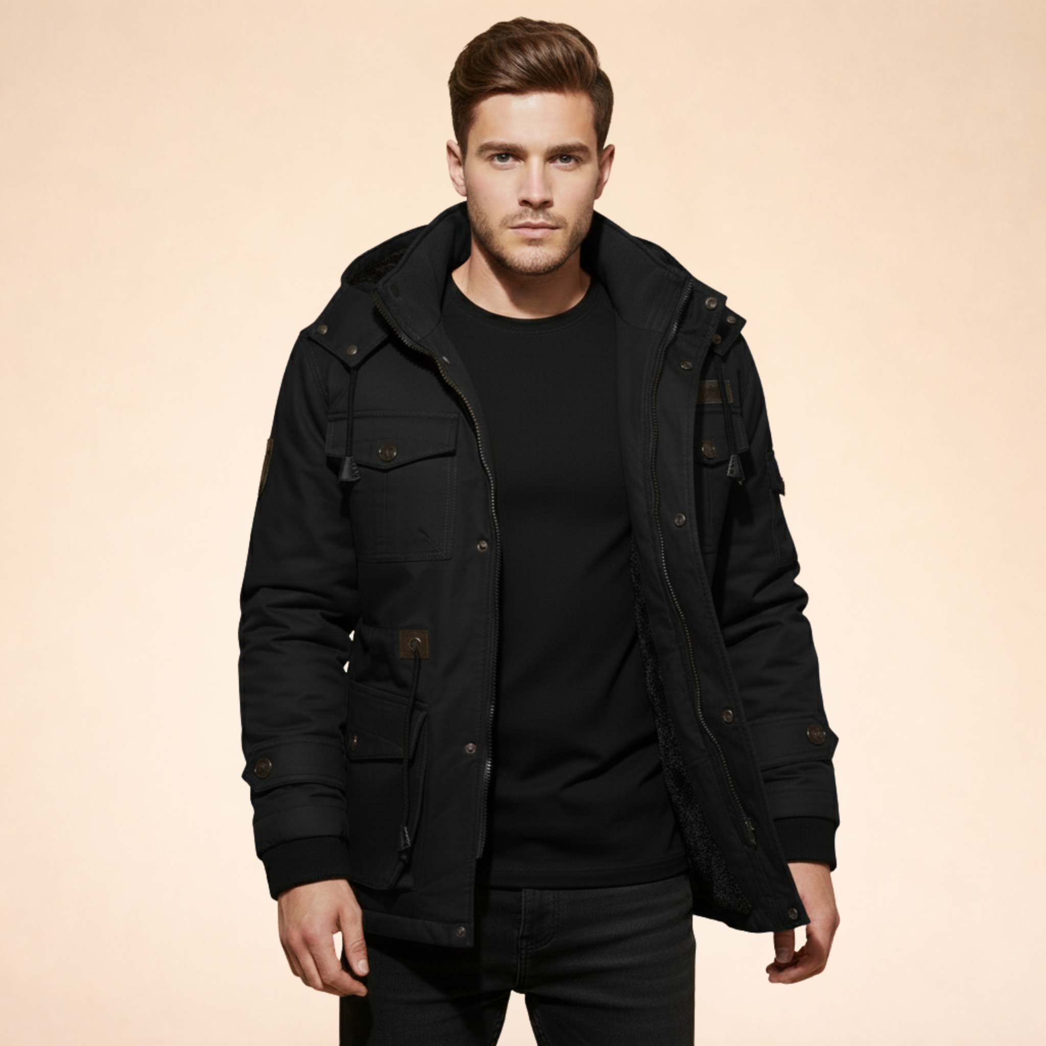 David | Stilvolle warme Winterjacke