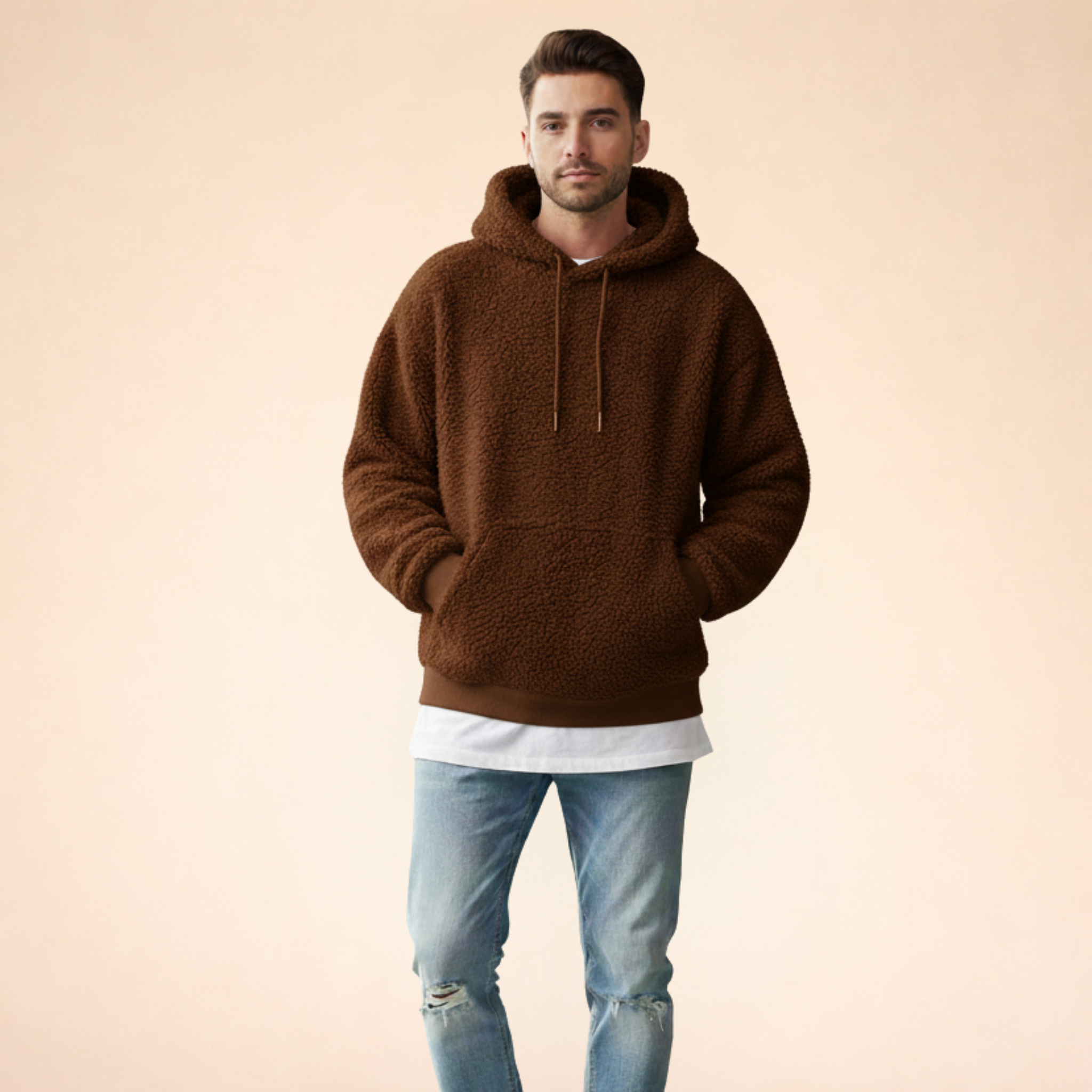 Benjamin | Flauschiger Teddy Hoodie