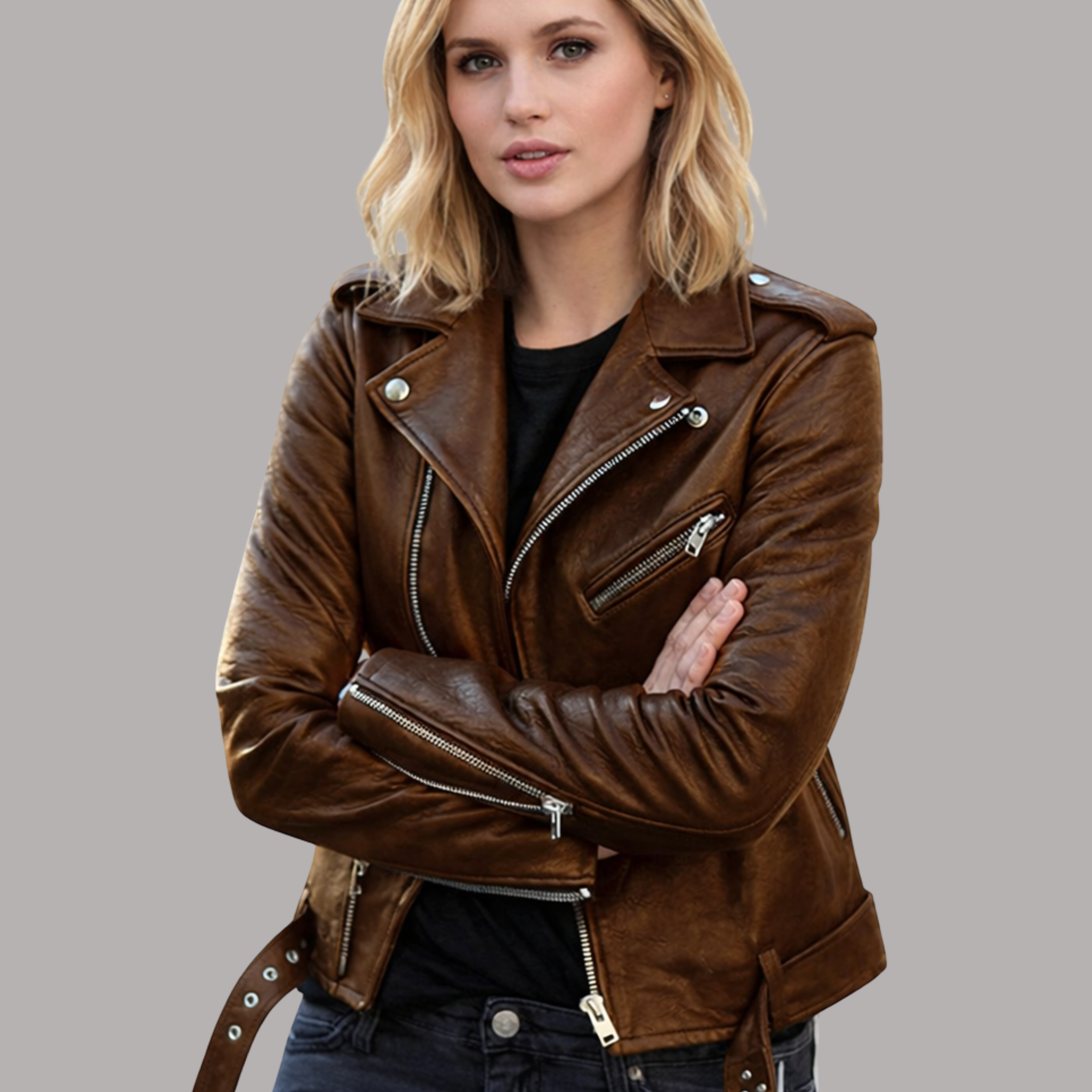 Clara | Lässige Jacke für mit Reißverschluss