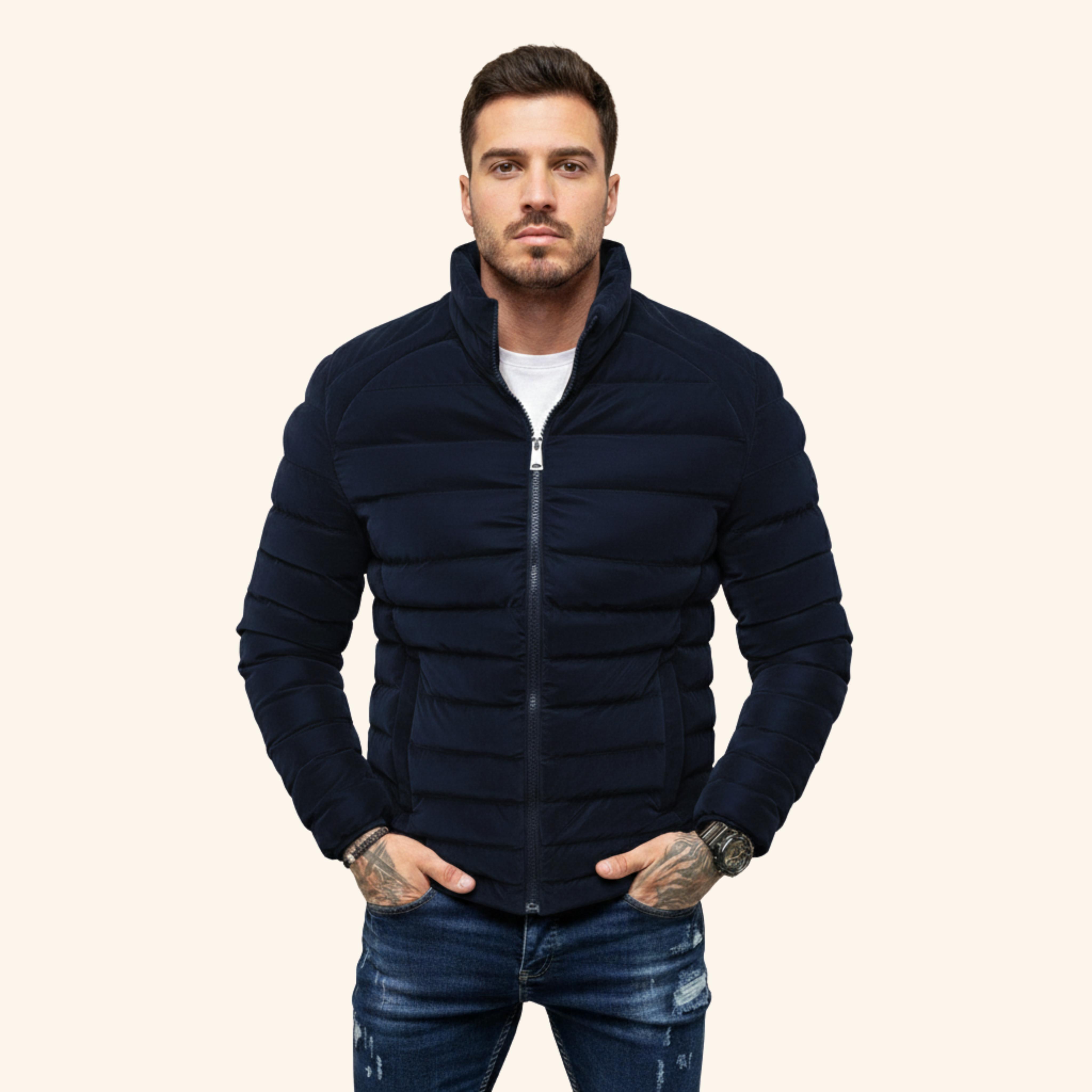 Martin | Bequeme wattierte Jacke für den Winter