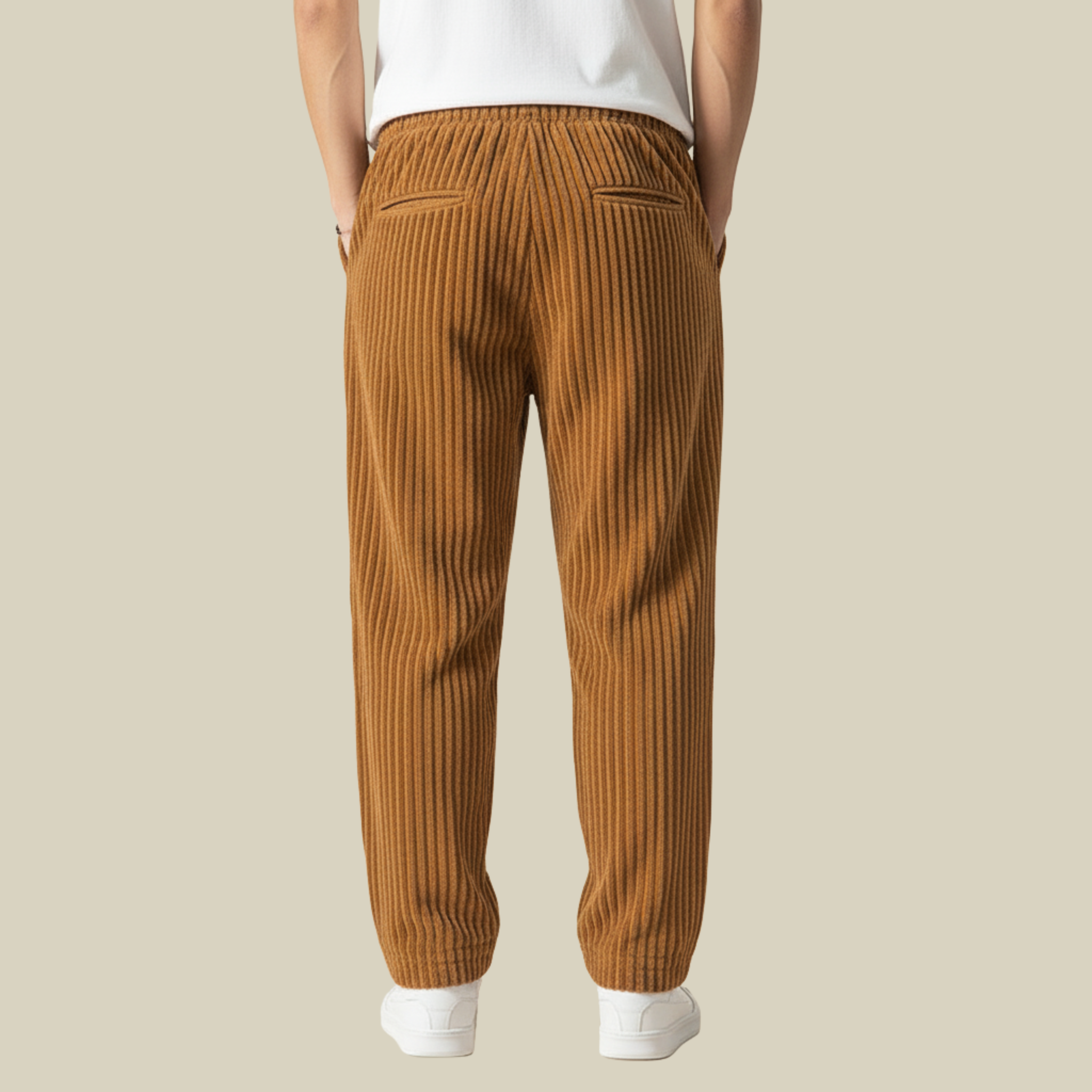 Mike | Bequeme Cordhose mit praktischen Taschen