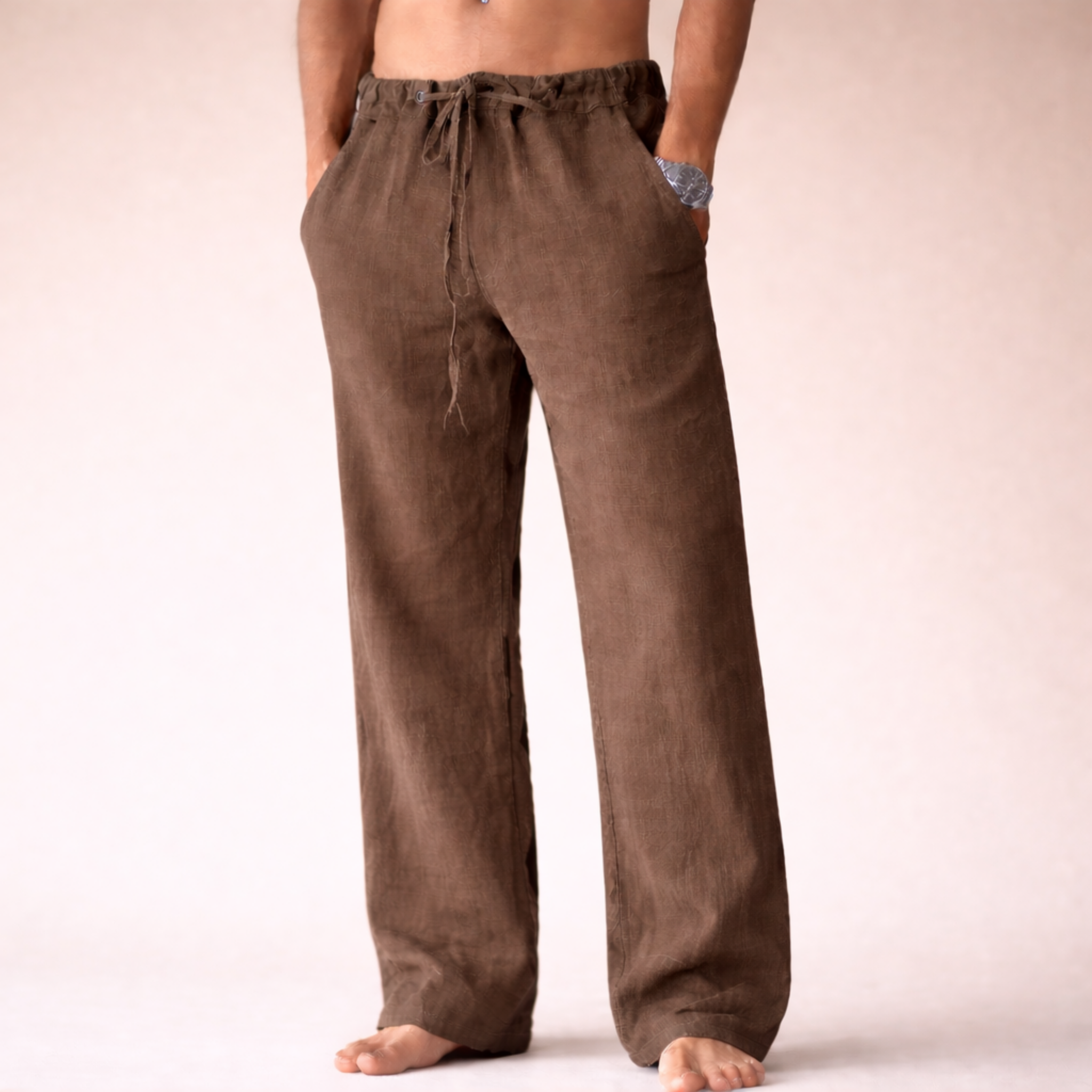 Alexander | Elegante Freizeit Leinenhose