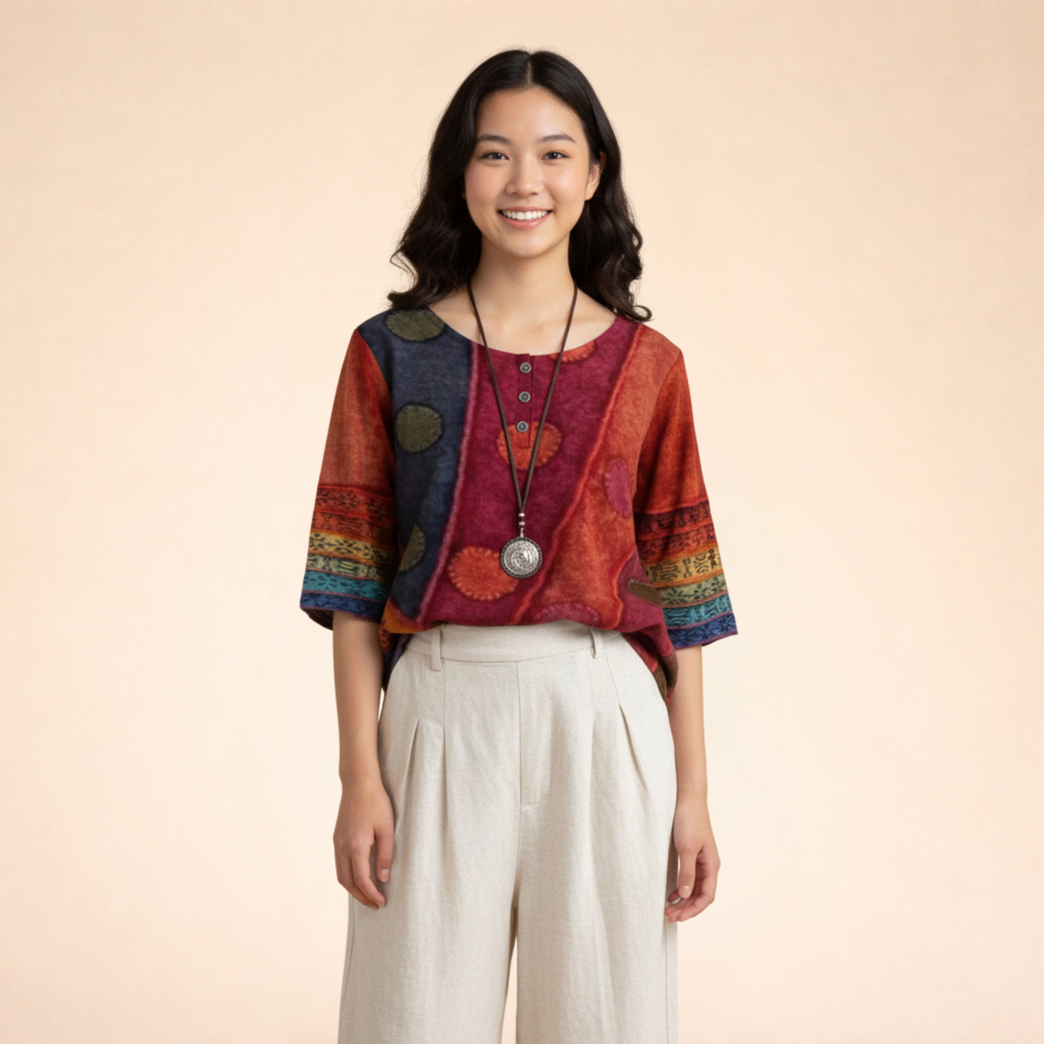 Leni | Stilvolles Boho Top