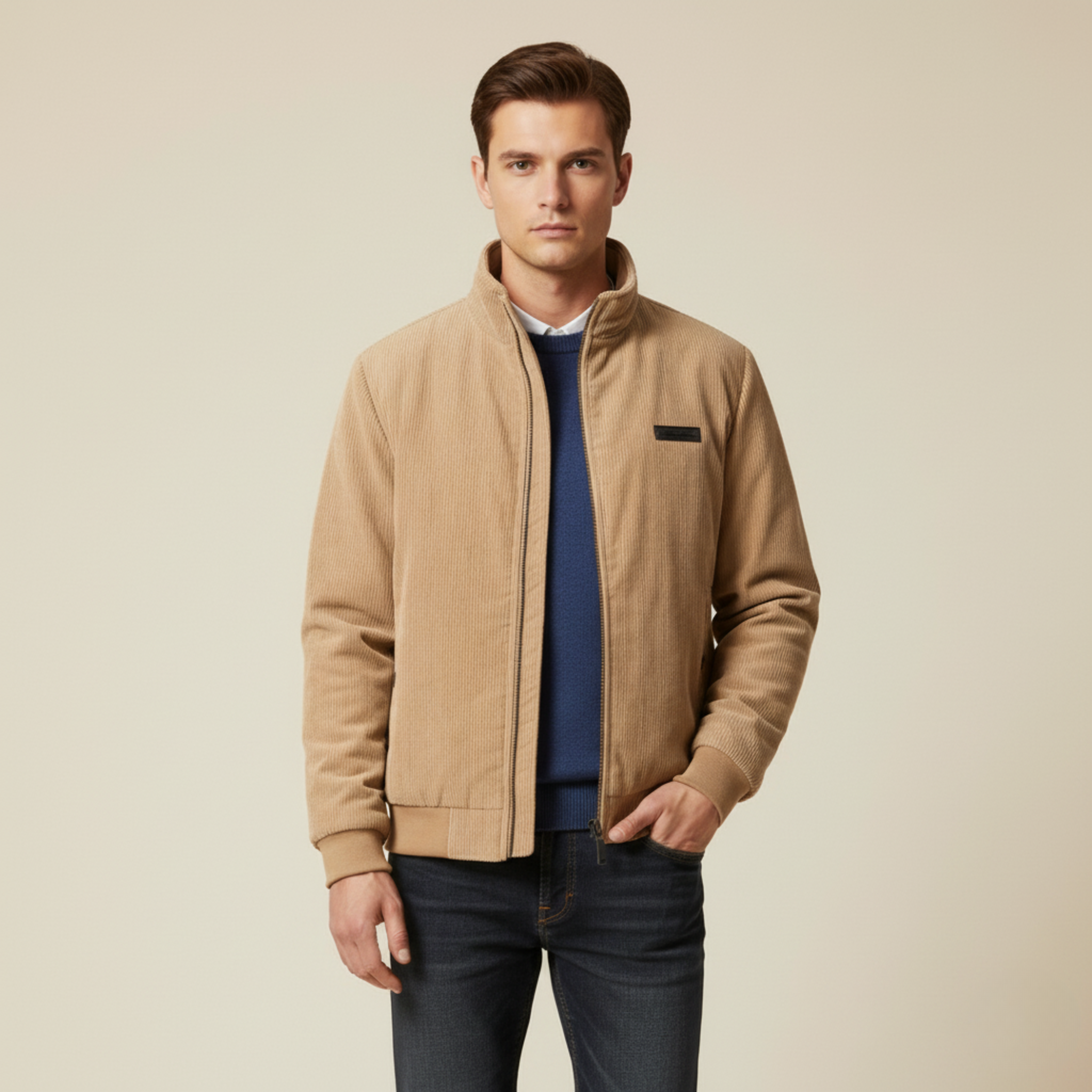 Jack | Elegante und zeitlose Winterjacke aus Cord