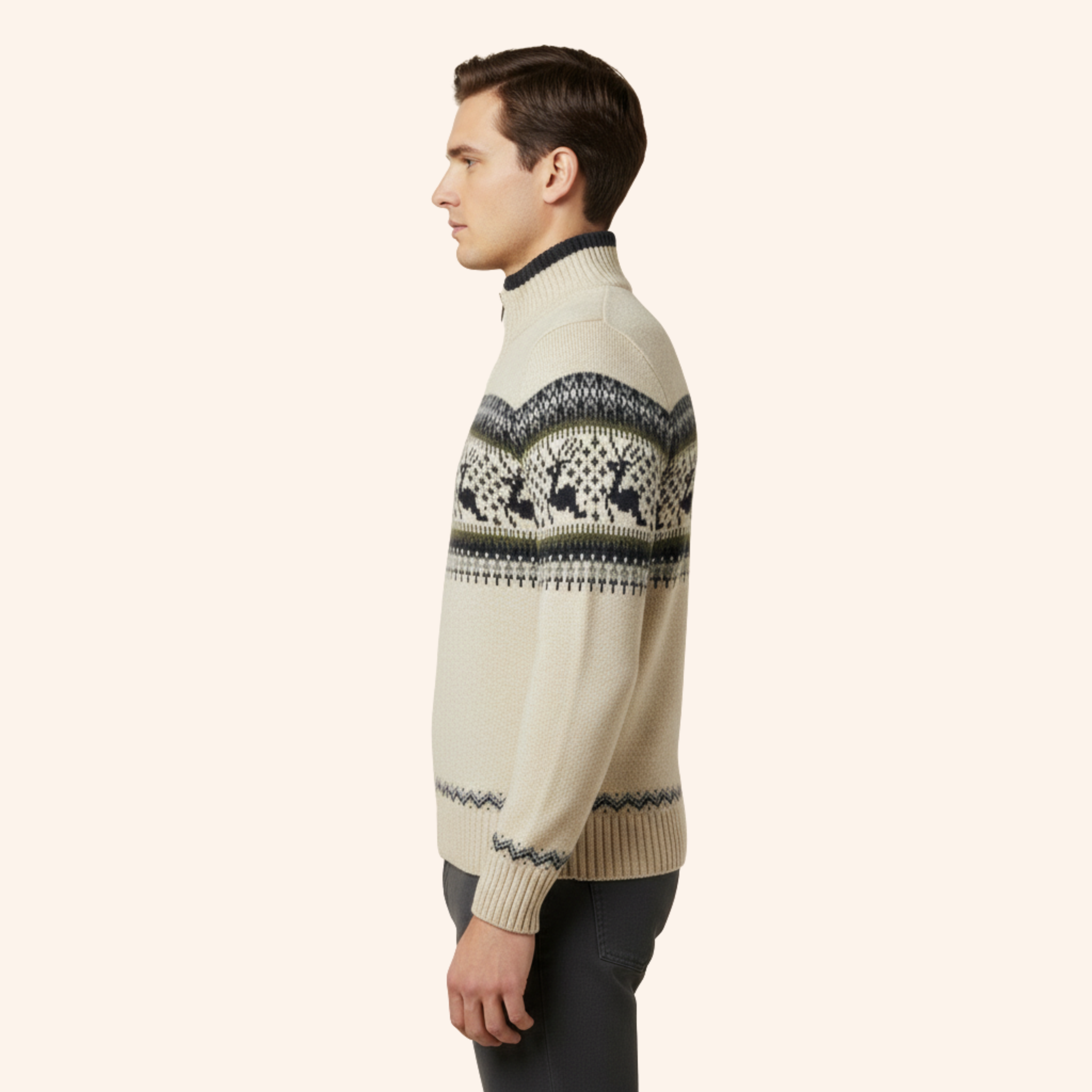 Frank | Weicher festlicher Winterpullover