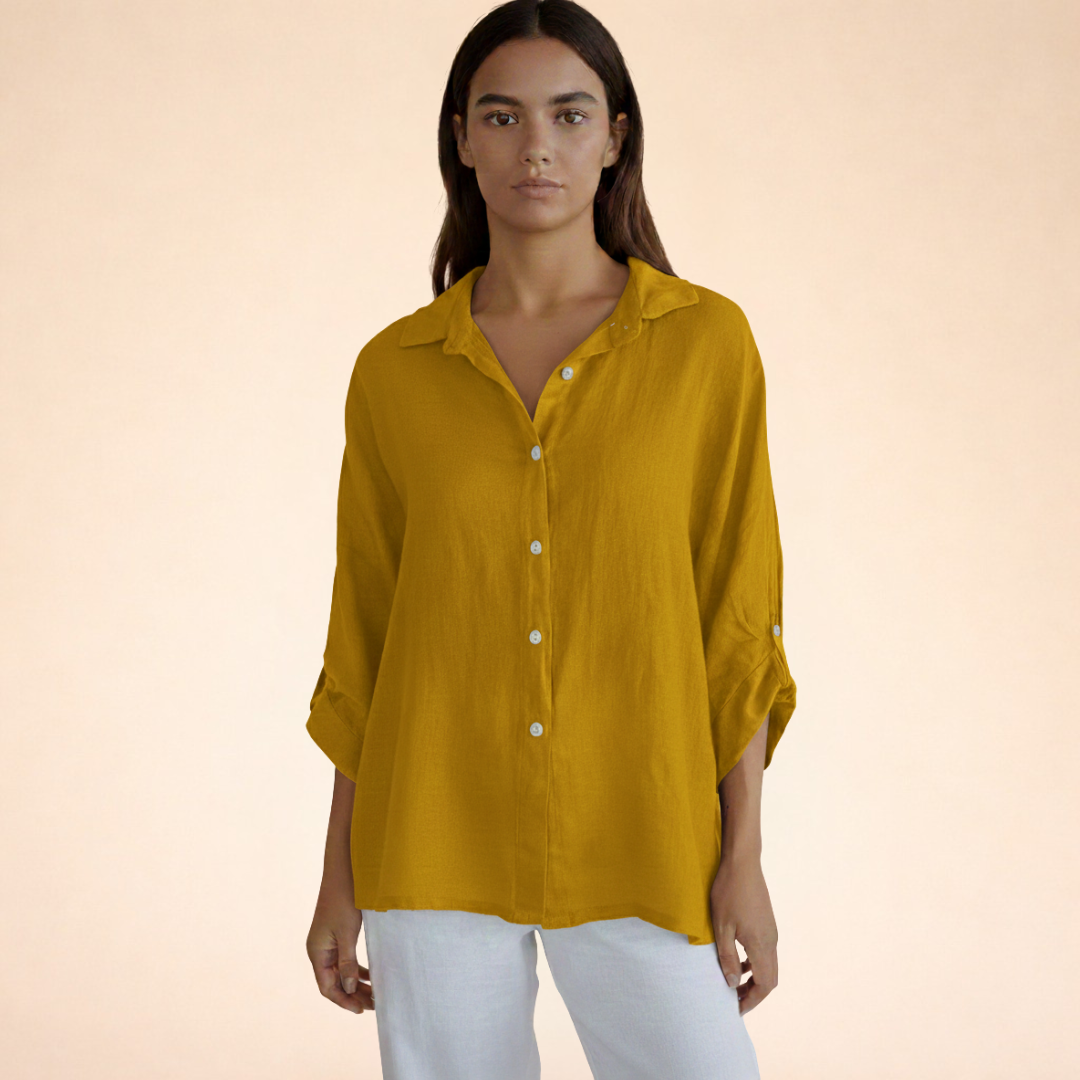 Sandra | Zeitlose und elegante Leinenbluse