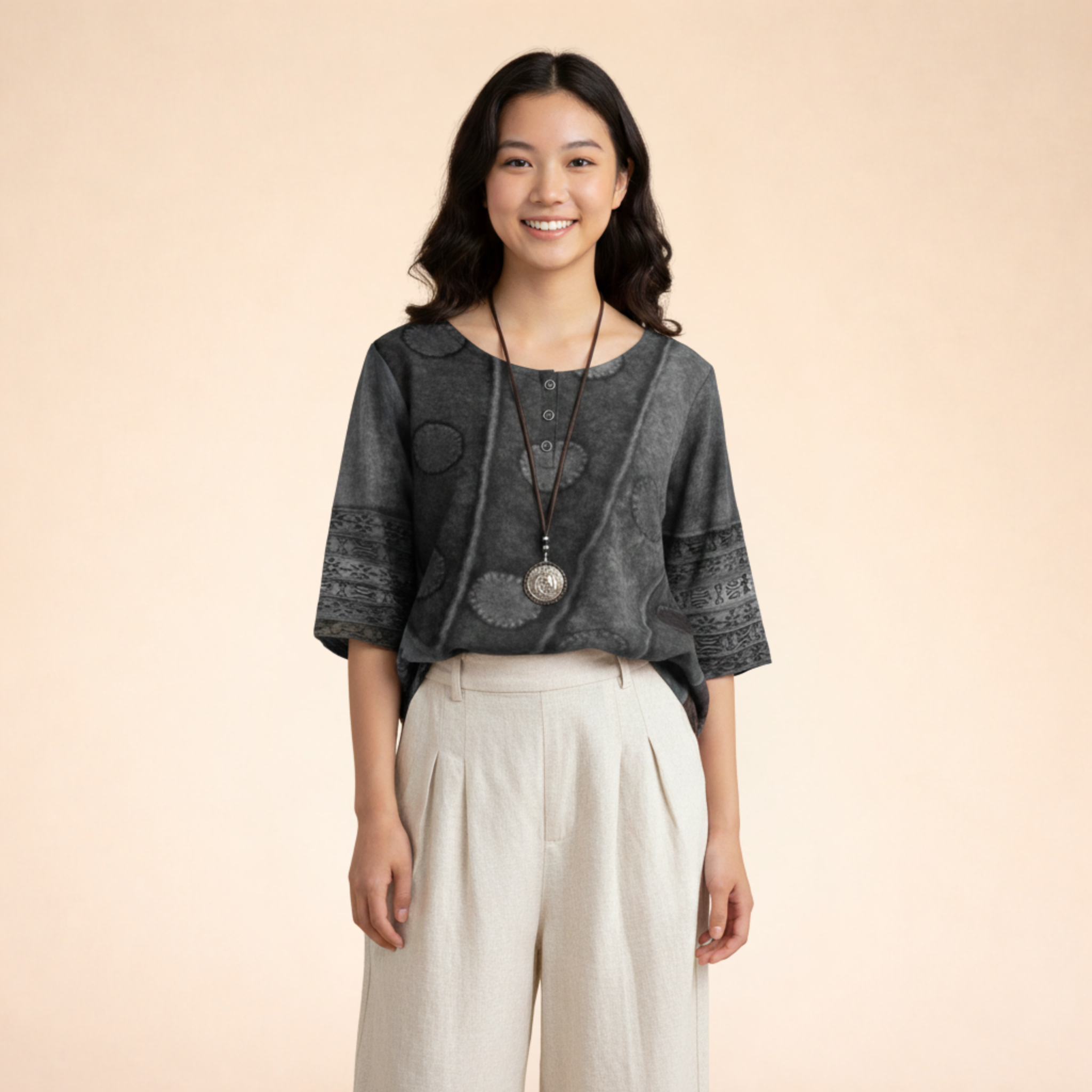 Leni | Stilvolles Boho Top