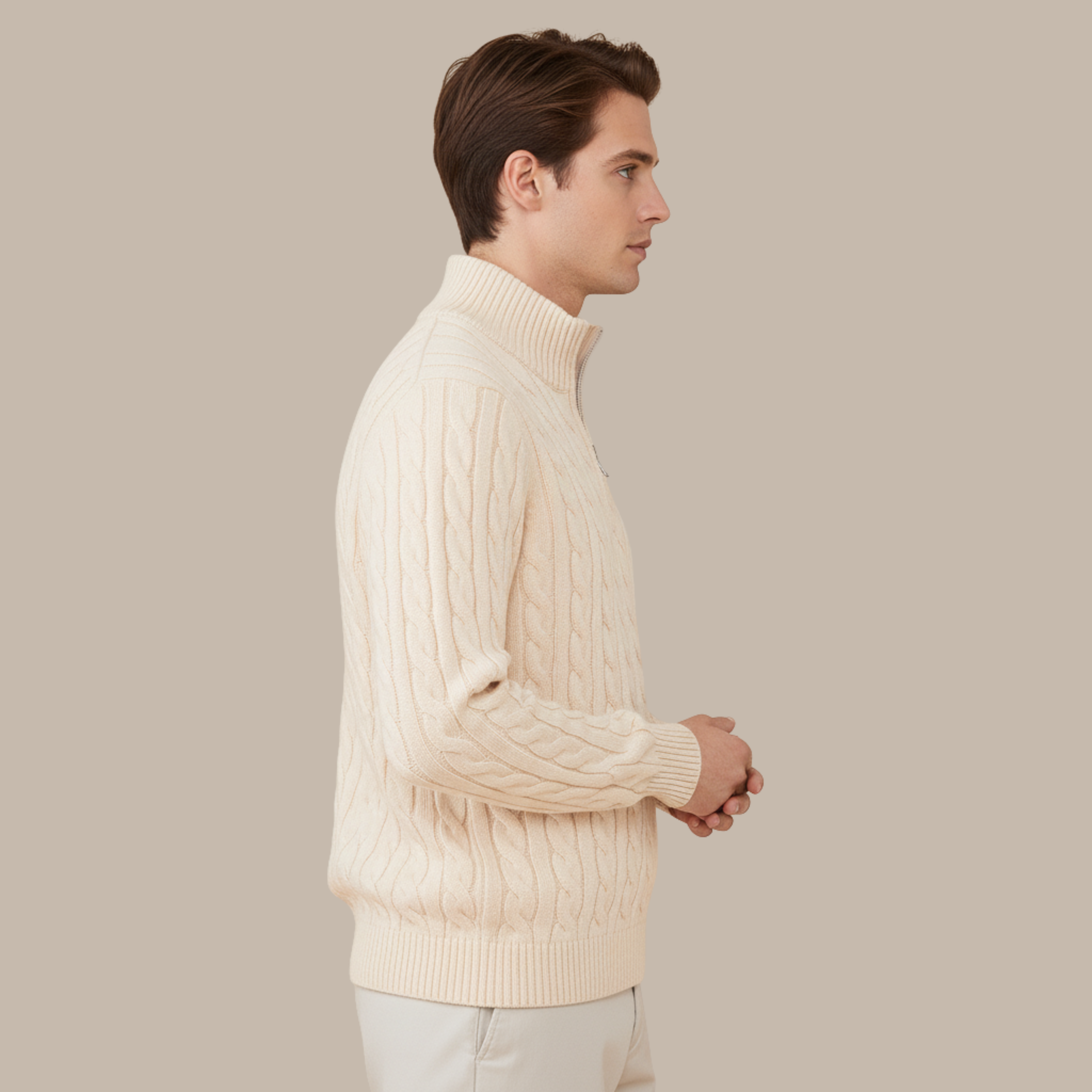 Erik | Stilvoller Strickpullover aus Wolle