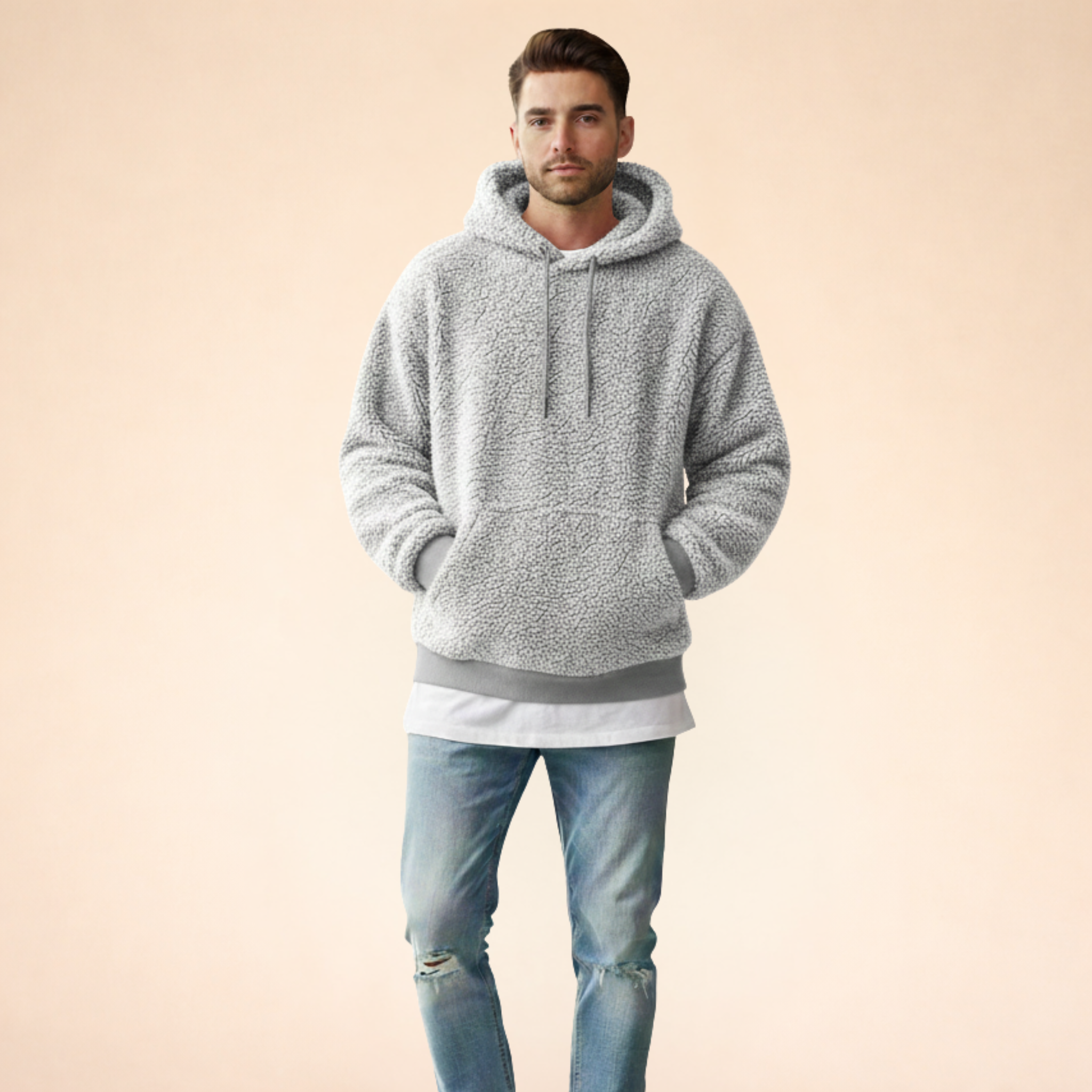 Benjamin | Flauschiger Teddy Hoodie
