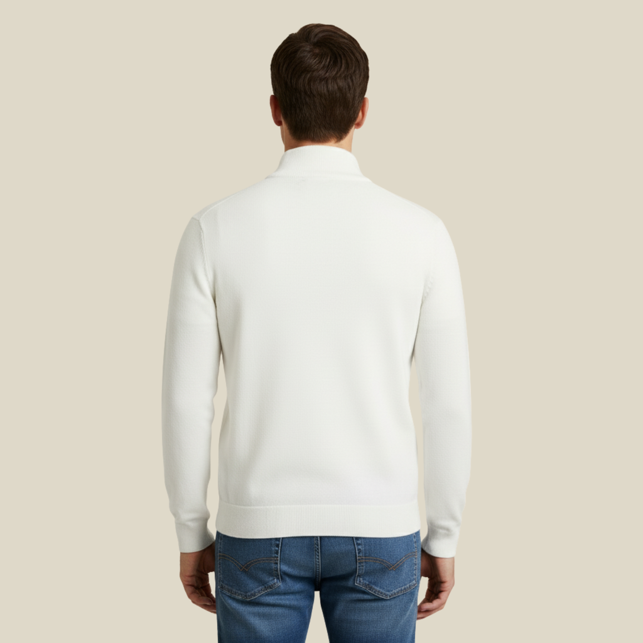 Paul | Bequemer Freizeitpullover mit praktischem Reißverschluss