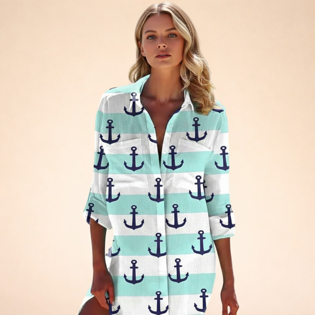 Barbara | Zeitloses stilvolles Hemdkleid