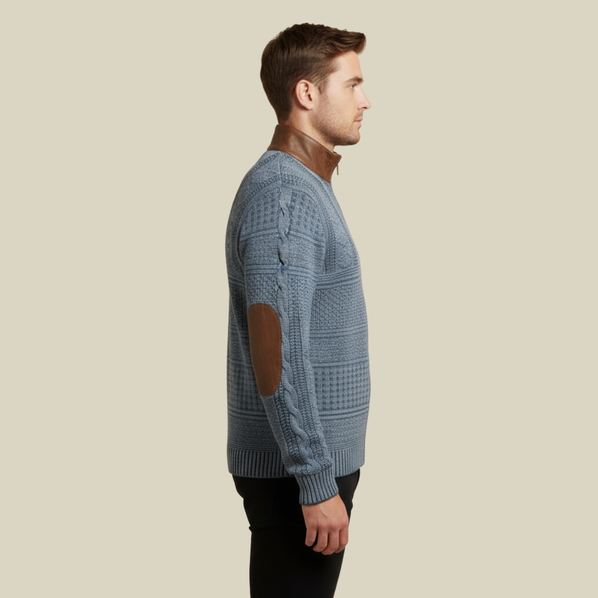 Florian | Stylischer und bequemer Sweater mit Reißverschluss