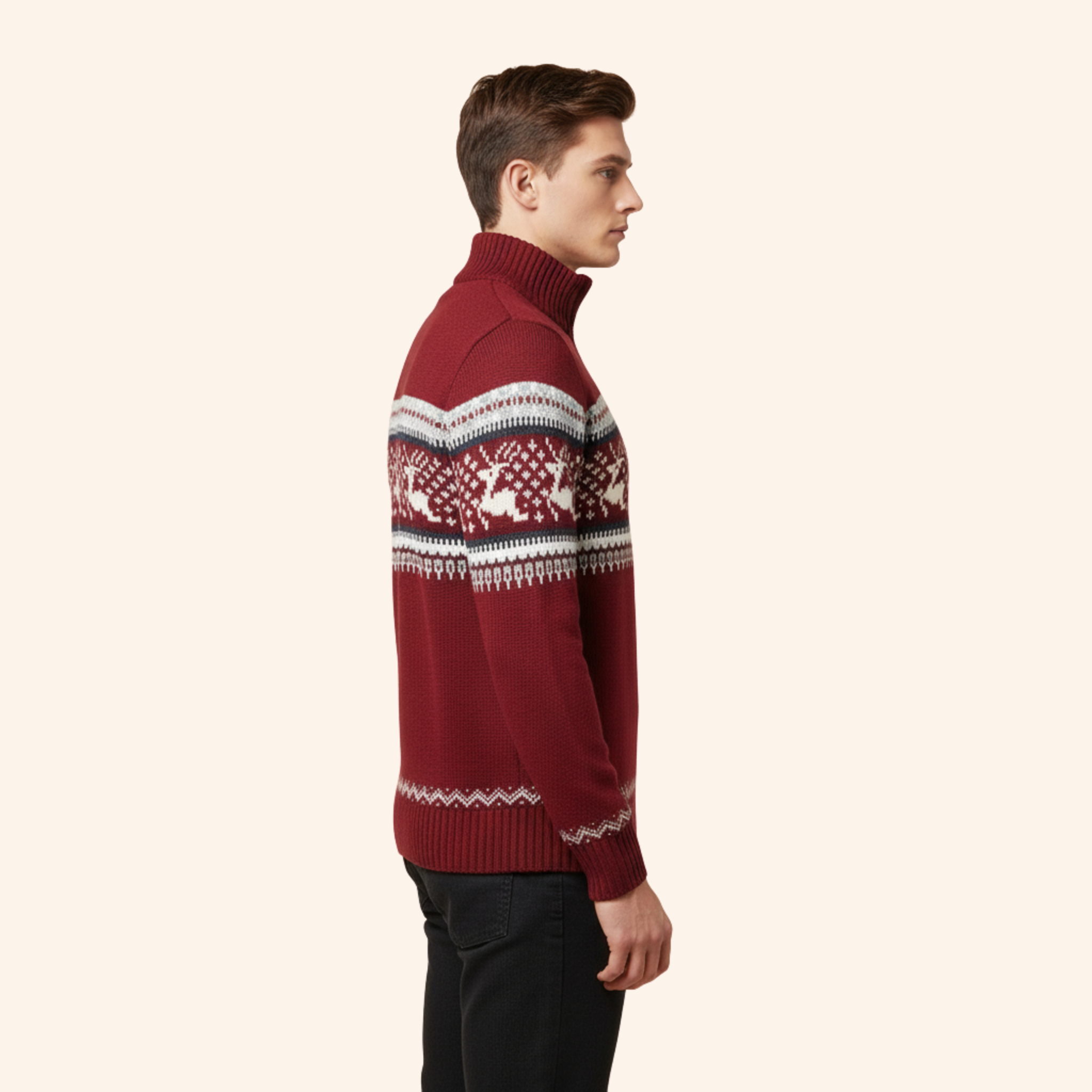 Frank | Weicher festlicher Winterpullover