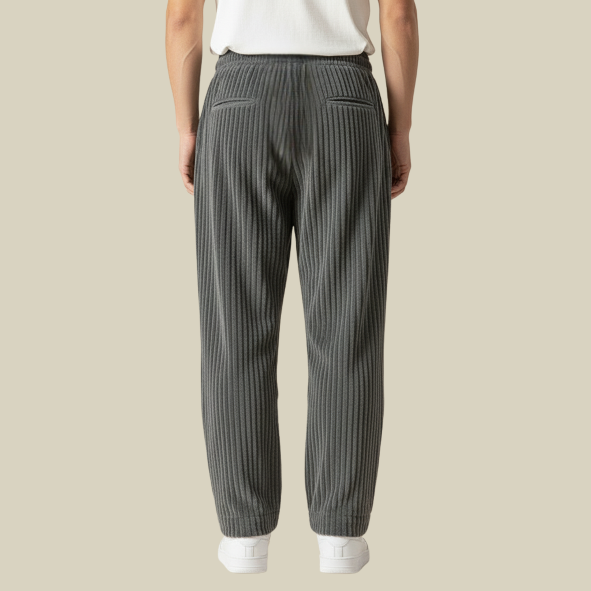 Mike | Bequeme Cordhose mit praktischen Taschen