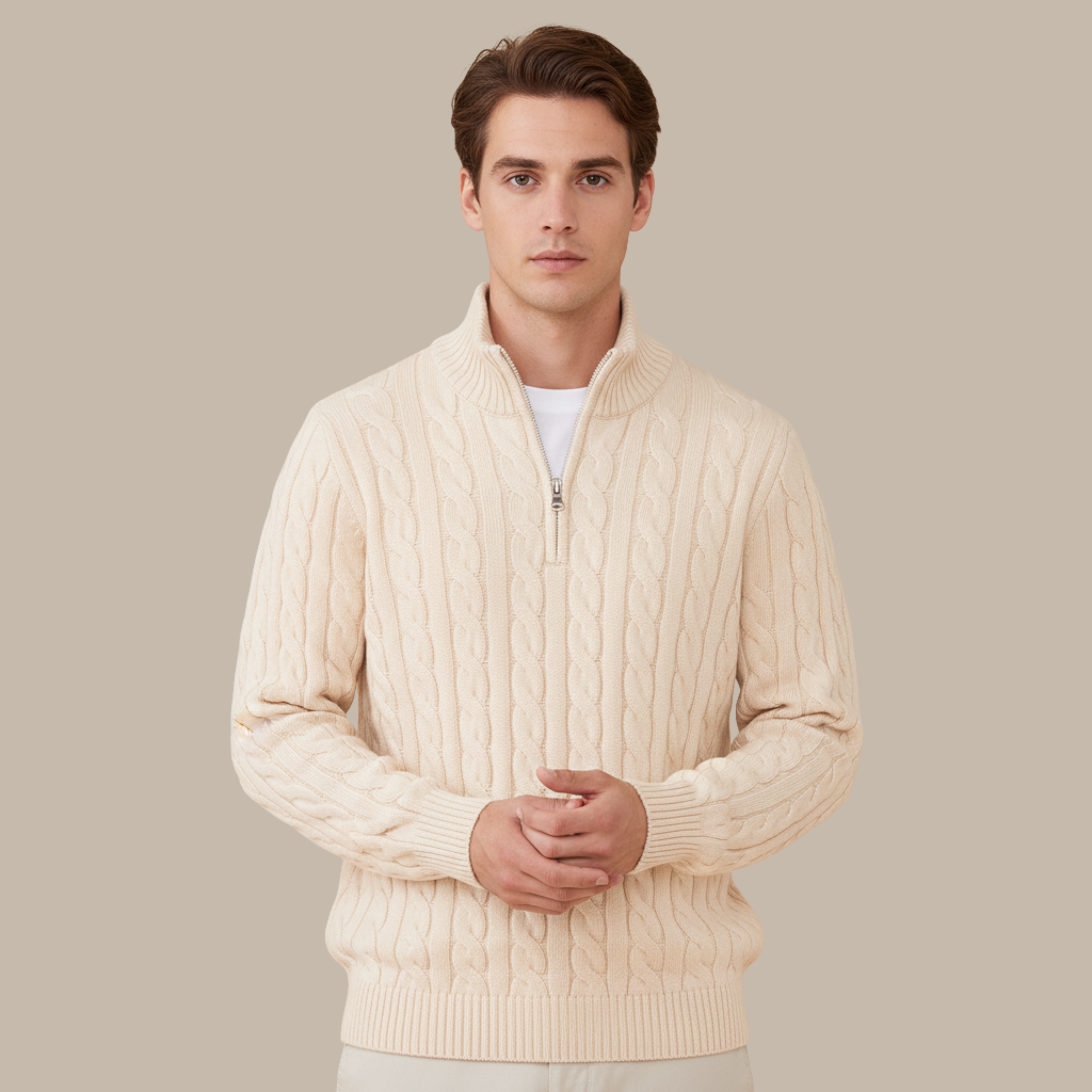 Erik | Stilvoller Strickpullover aus Wolle