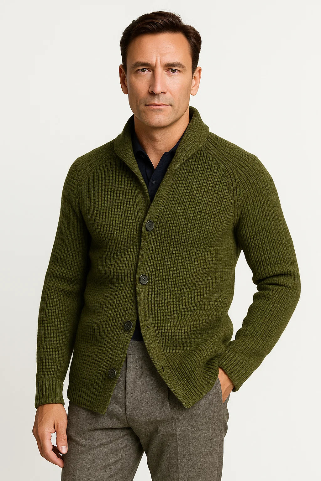 Max | Bequeme Strickjacke aus Wolle