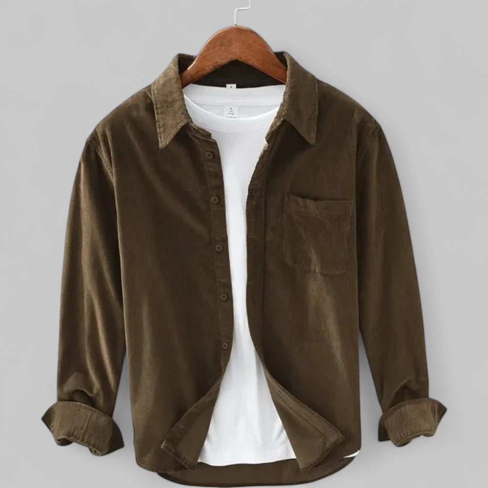 Matthias | Lässiges Langarmhemd aus Cord