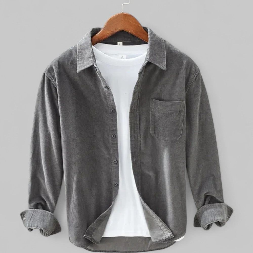 Matthias | Lässiges Langarmhemd aus Cord