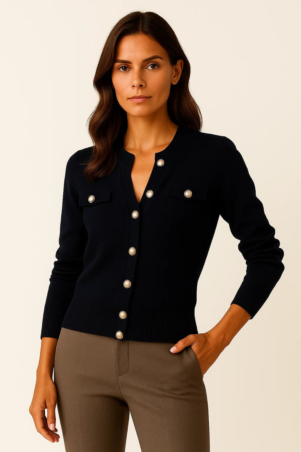 Daisy | Moderner Langarm-Cardigan 1