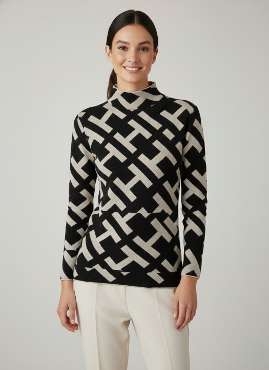 Sara | Modischer Rollkragenpullover