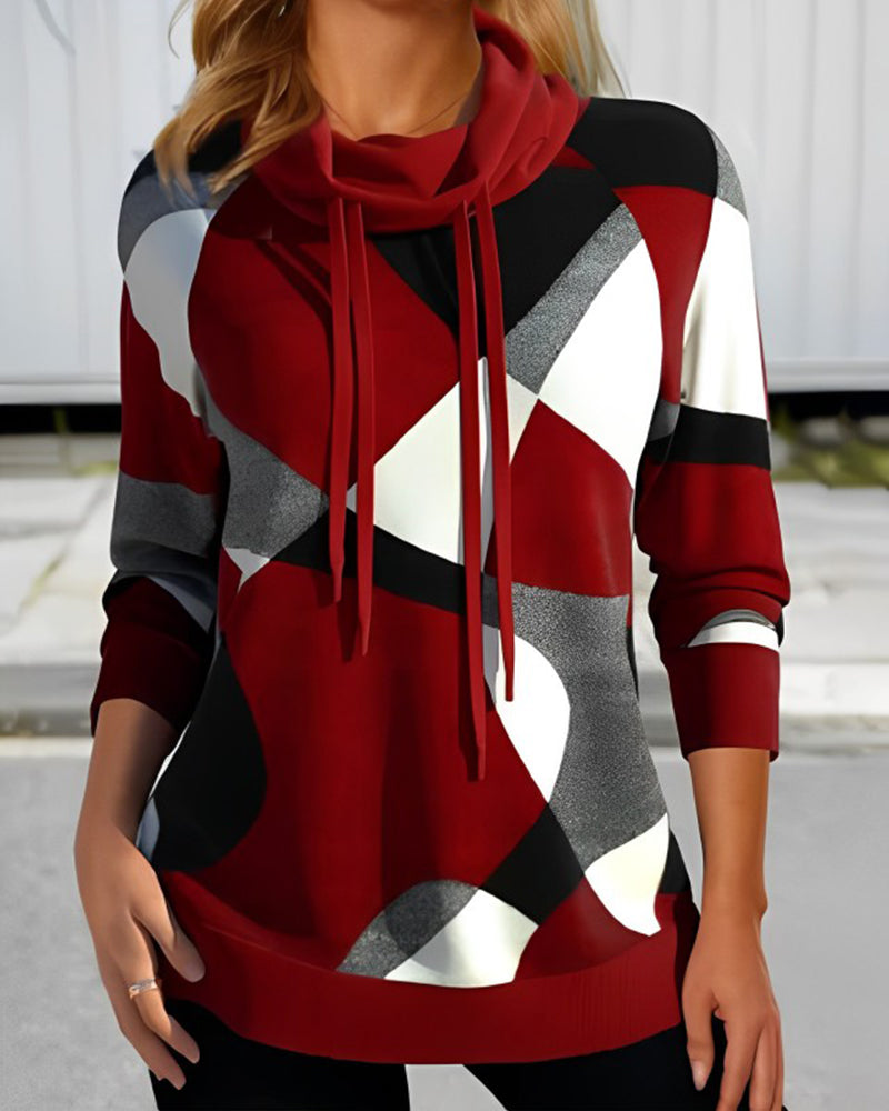 Marina | Moderner Langarm Hoodie