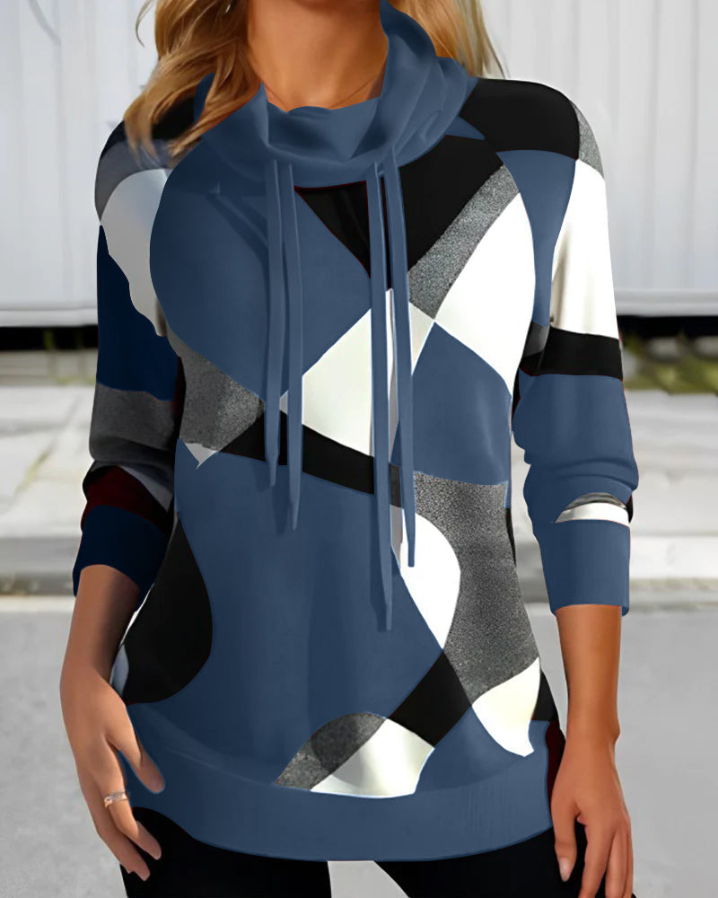 Marina | Moderner Langarm Hoodie