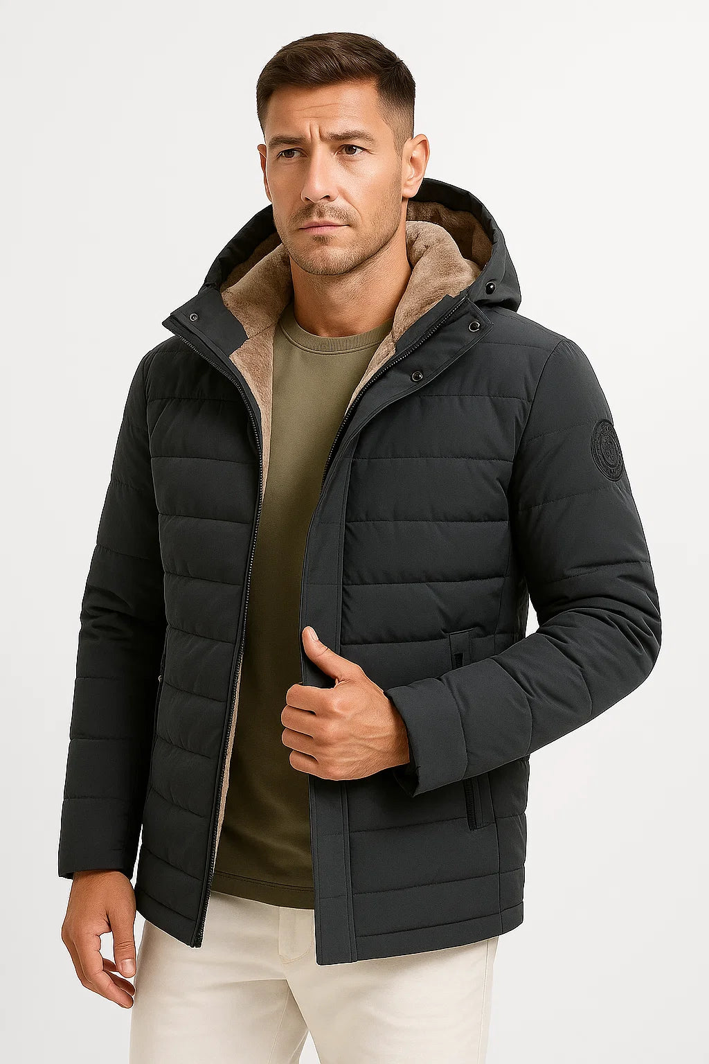 Andreas | Bequeme winddichte Fleecejacke