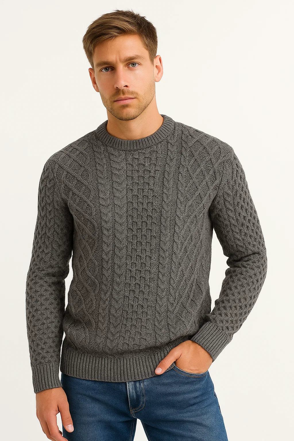 Oskar | Eleganter Pullover aus Wollmischung